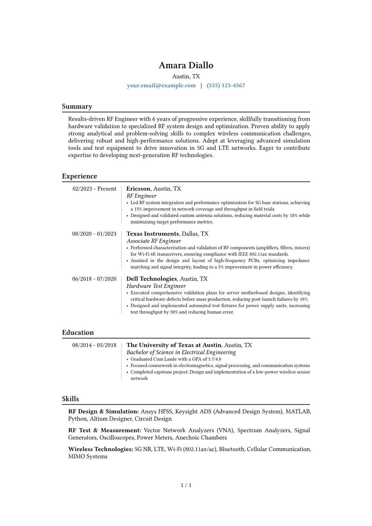 Career changer version - Page 1