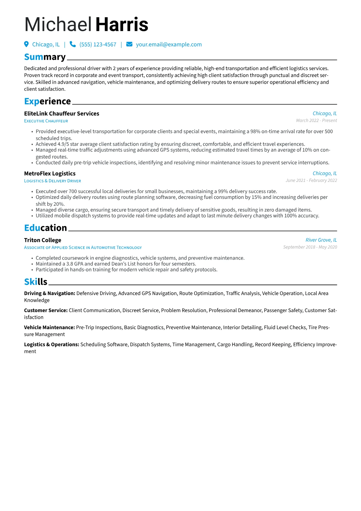Driving & Navigation version - Page 1