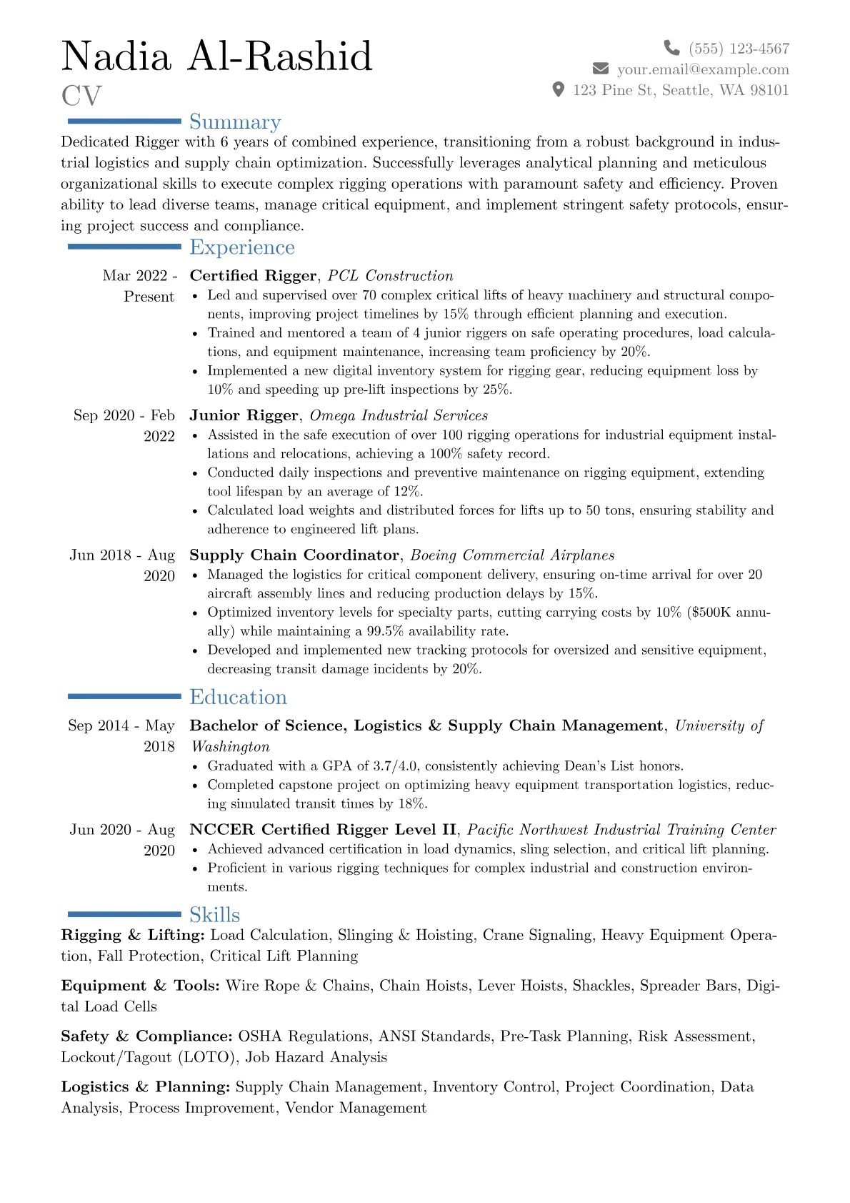 Career changer version - Page 1