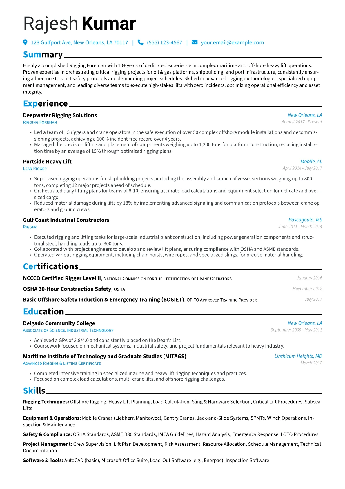 Offshore/Maritime Rigging version - Page 1