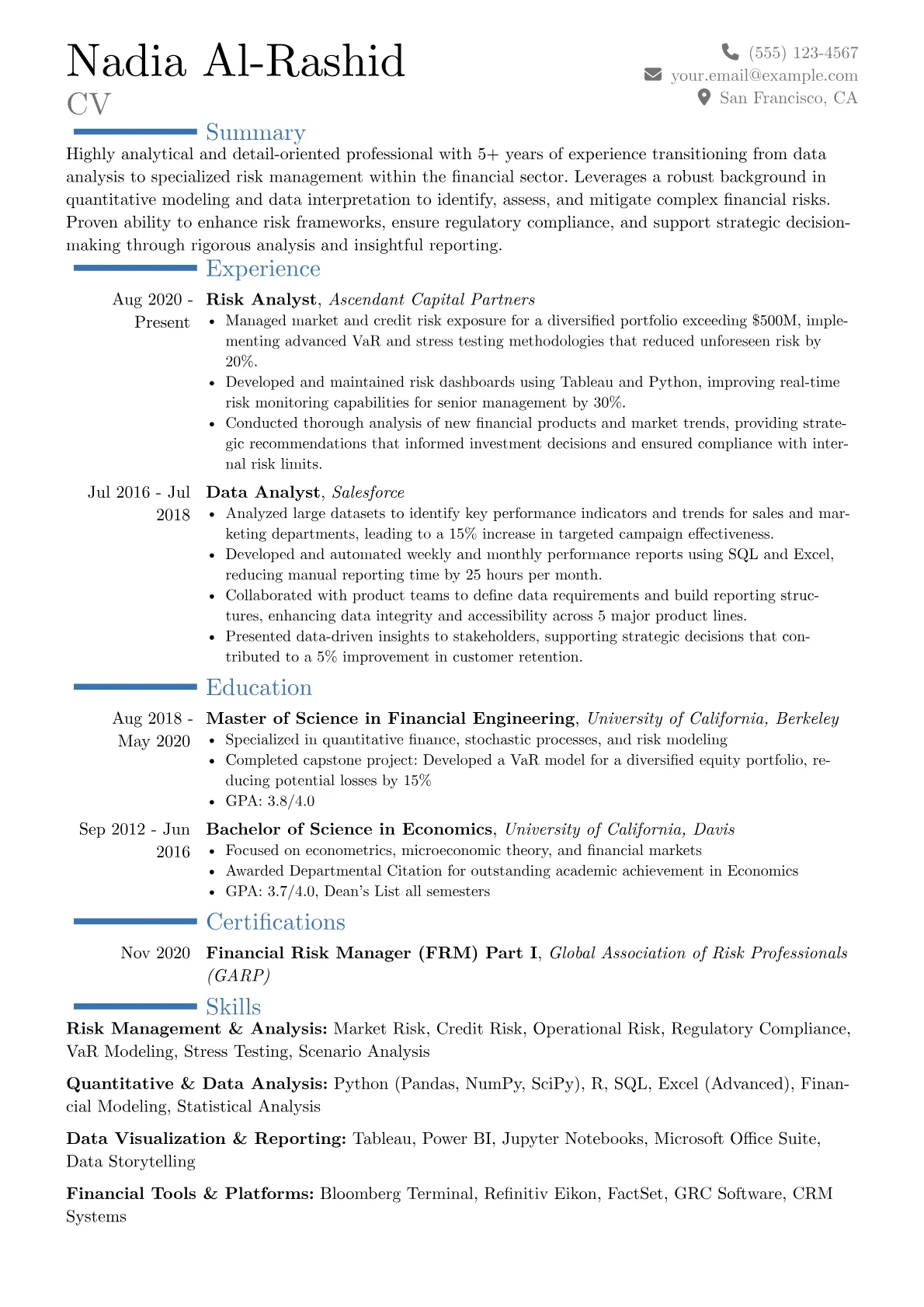 Career changer version - Page 1