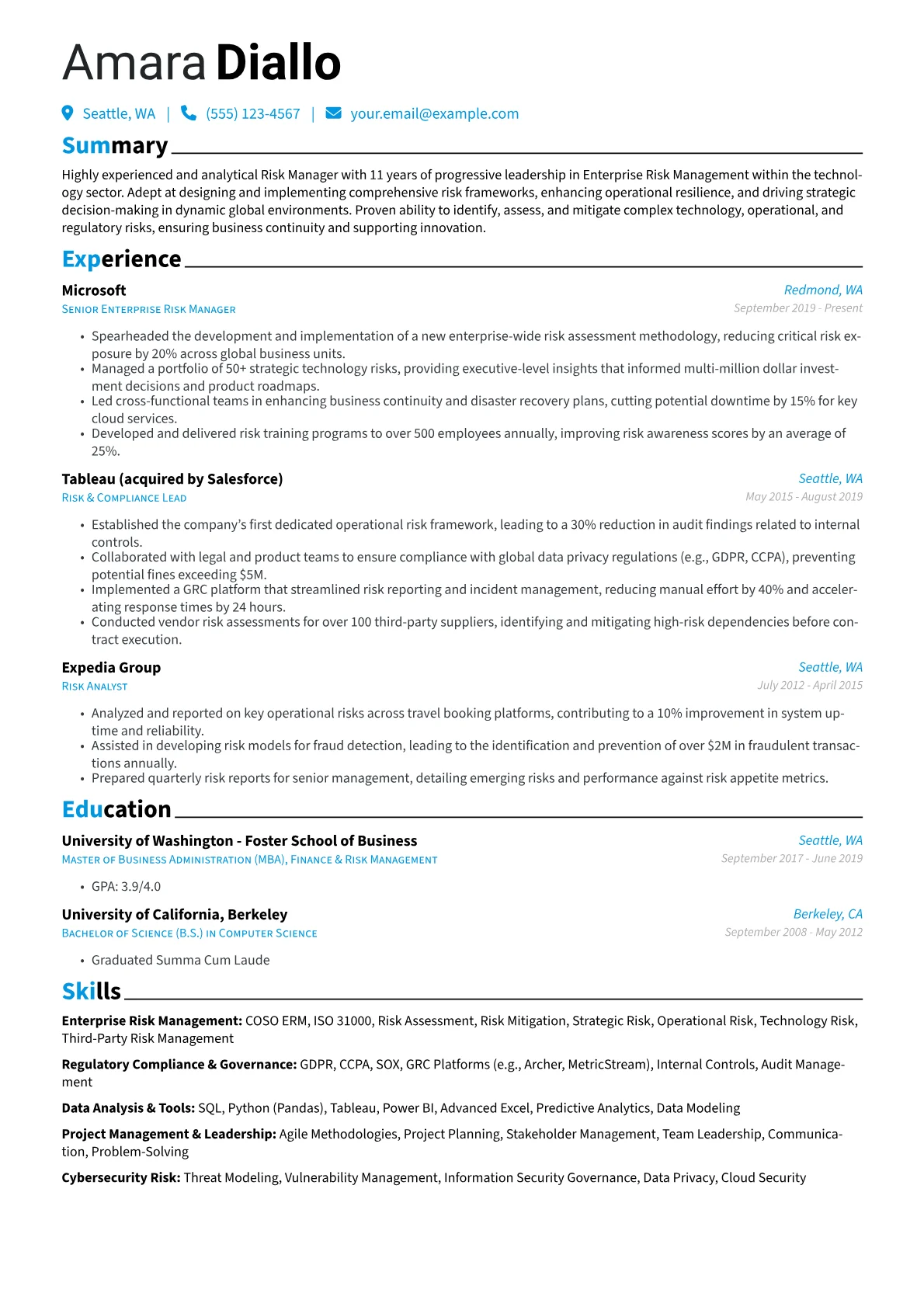 Enterprise Risk Management version - Page 1