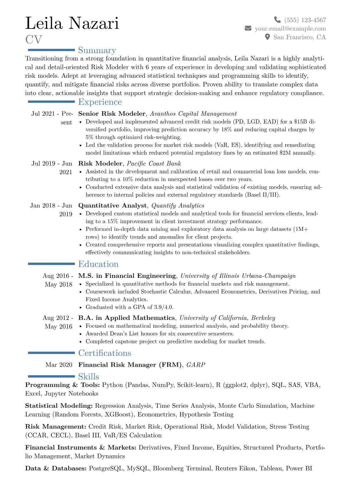 Career changer version - Page 1