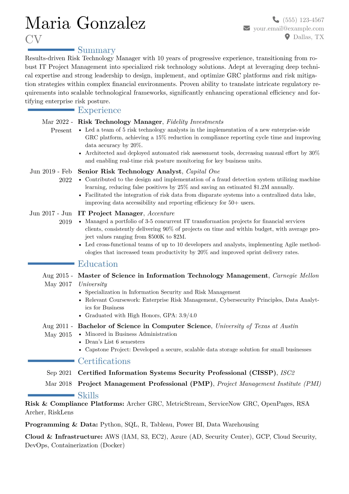 Career changer version - Page 1