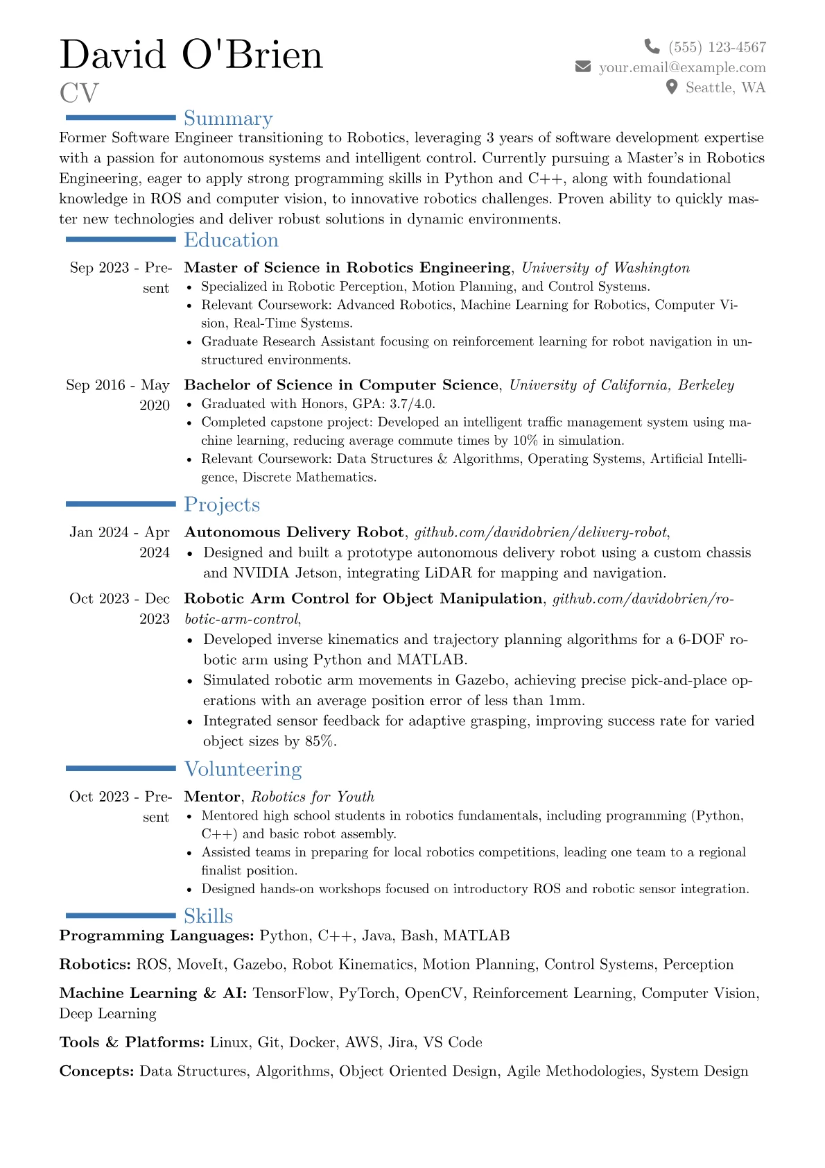 Career changer version - Page 1