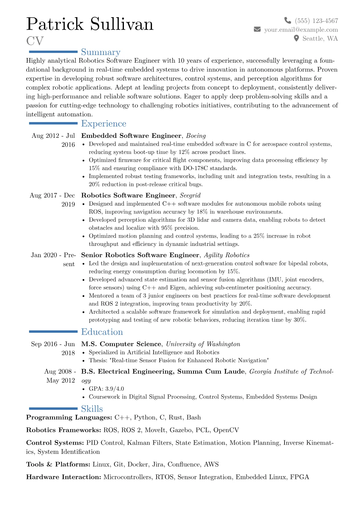 Career changer version - Page 1