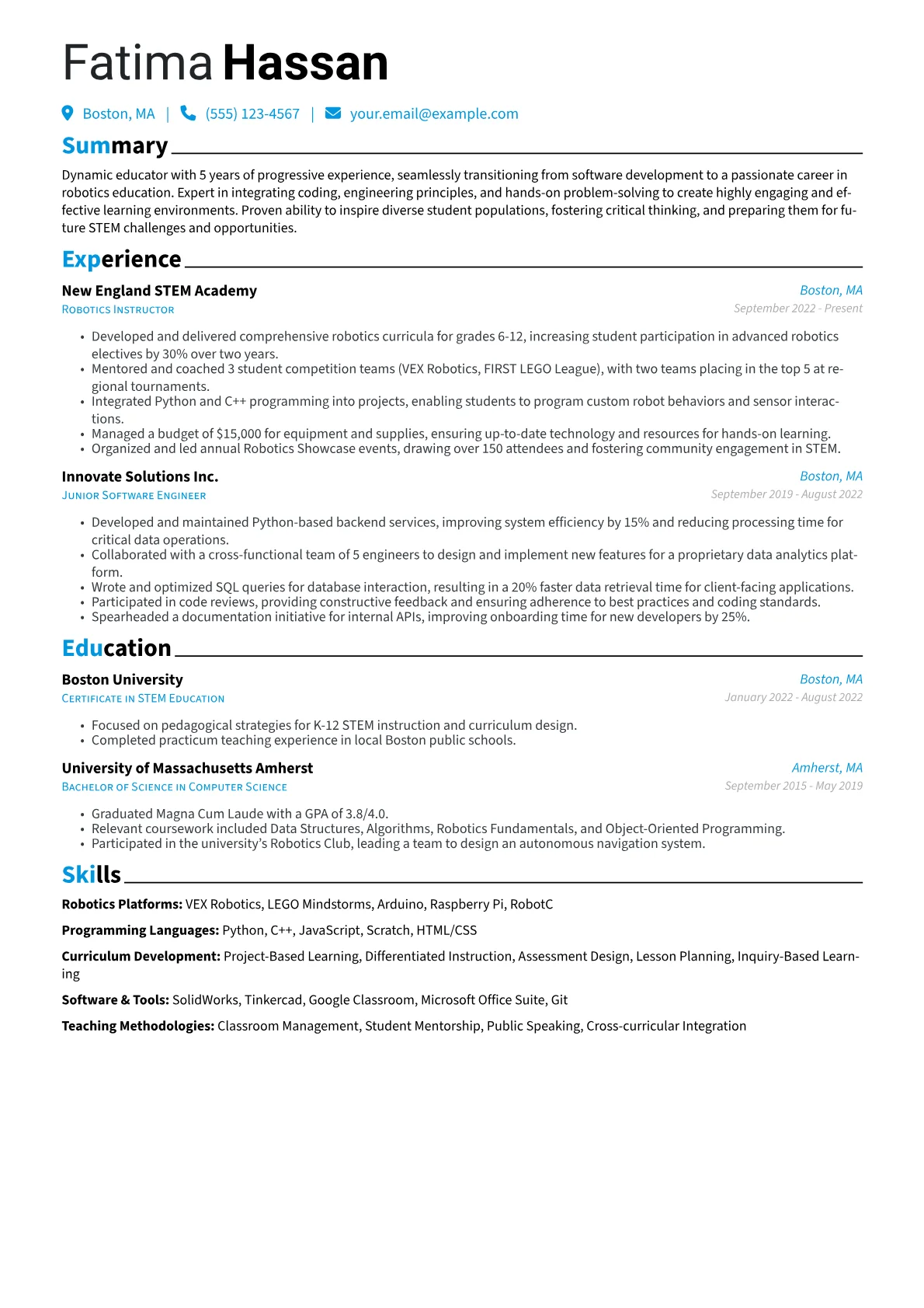 Career changer version - Page 1
