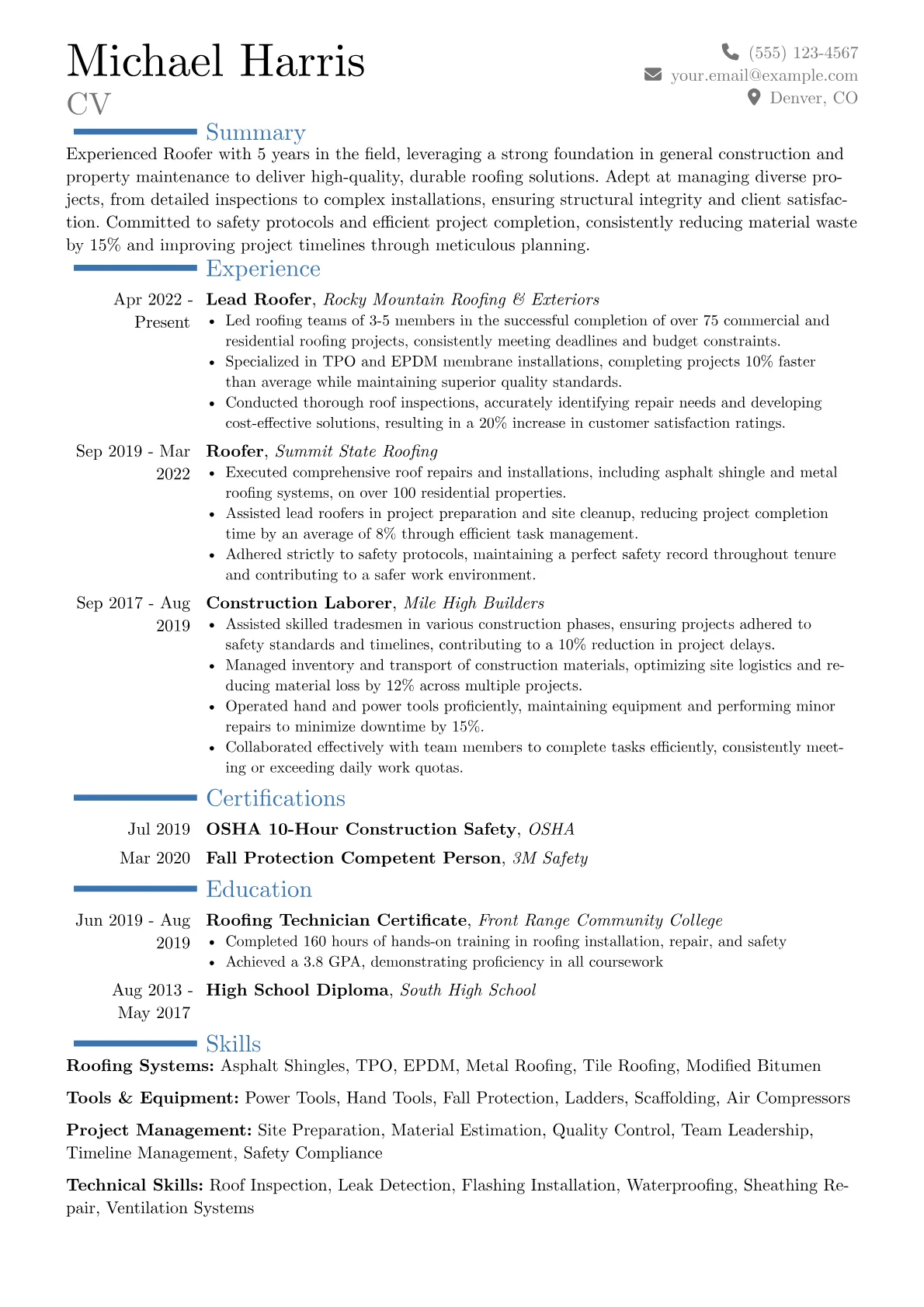 Career changer version - Page 1