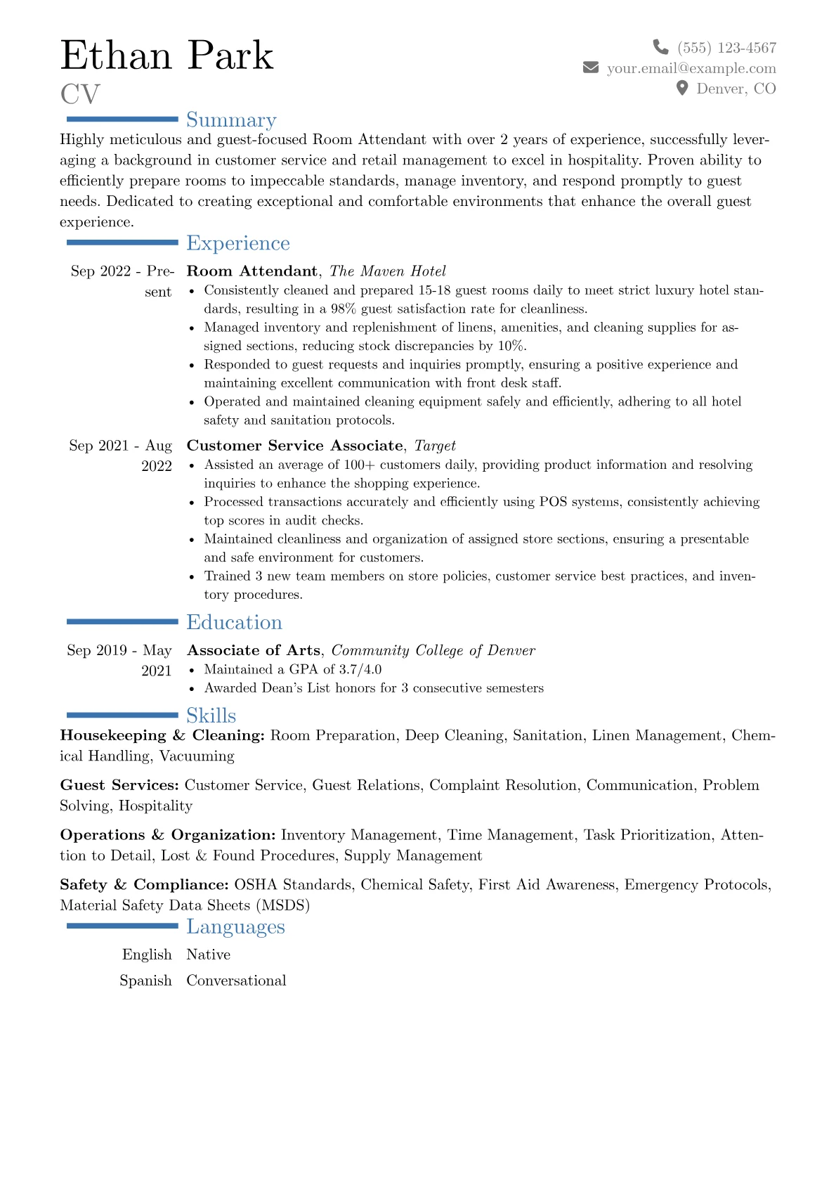 Career changer version - Page 1