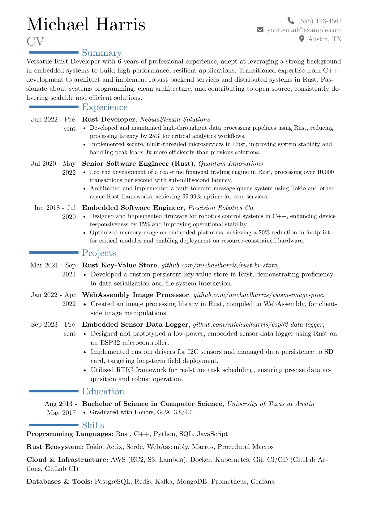 Career changer version - Page 1