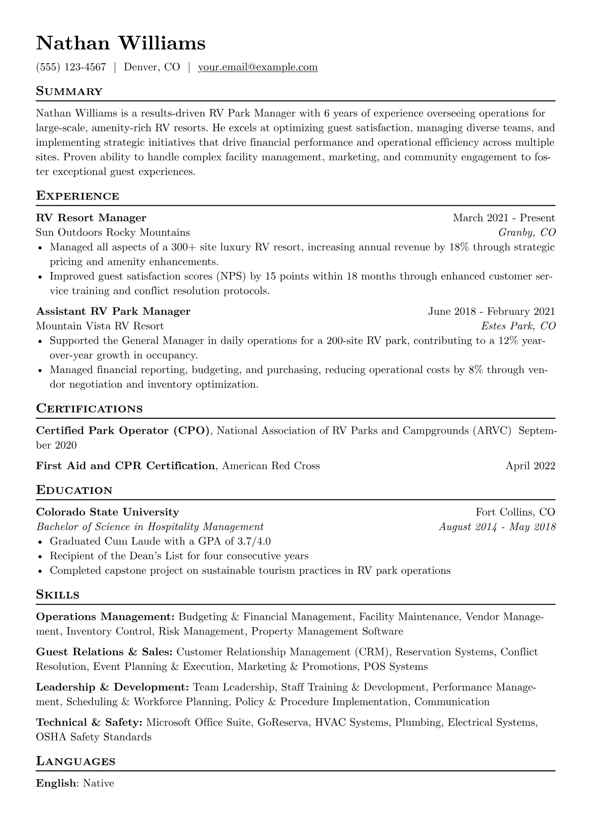 Operations Management version - Page 1