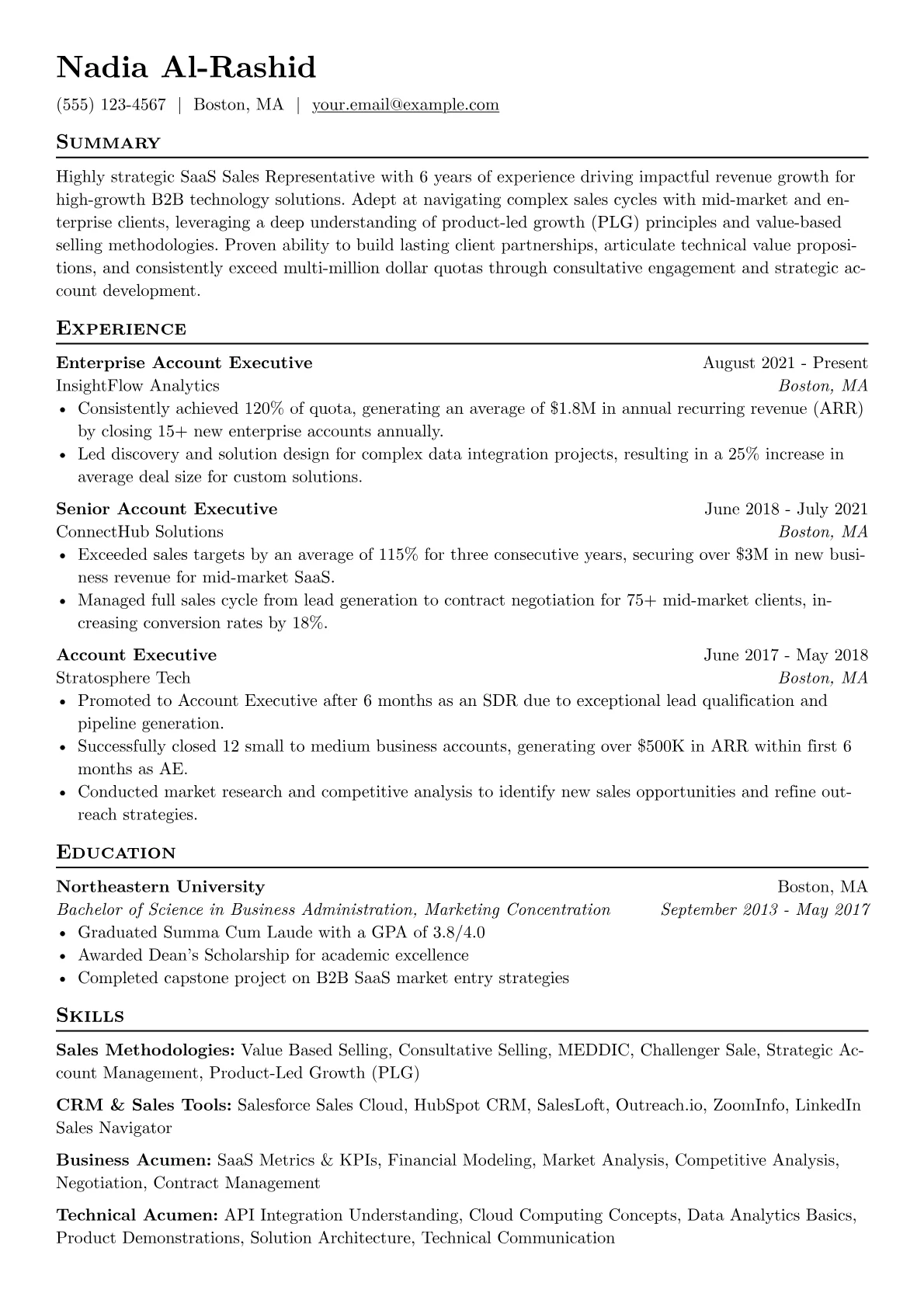 SaaS Sales version - Page 1