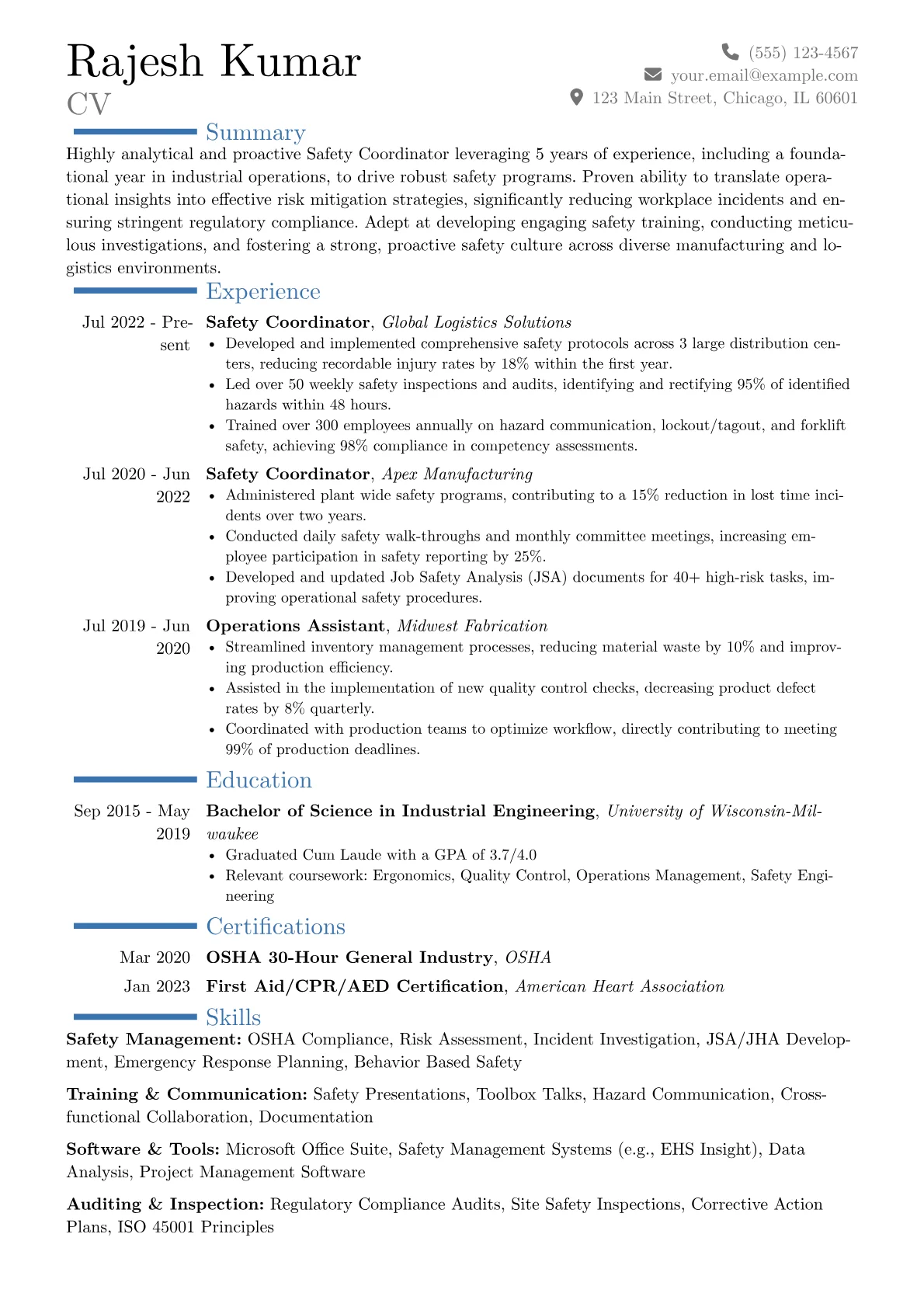 Career changer version - Page 1