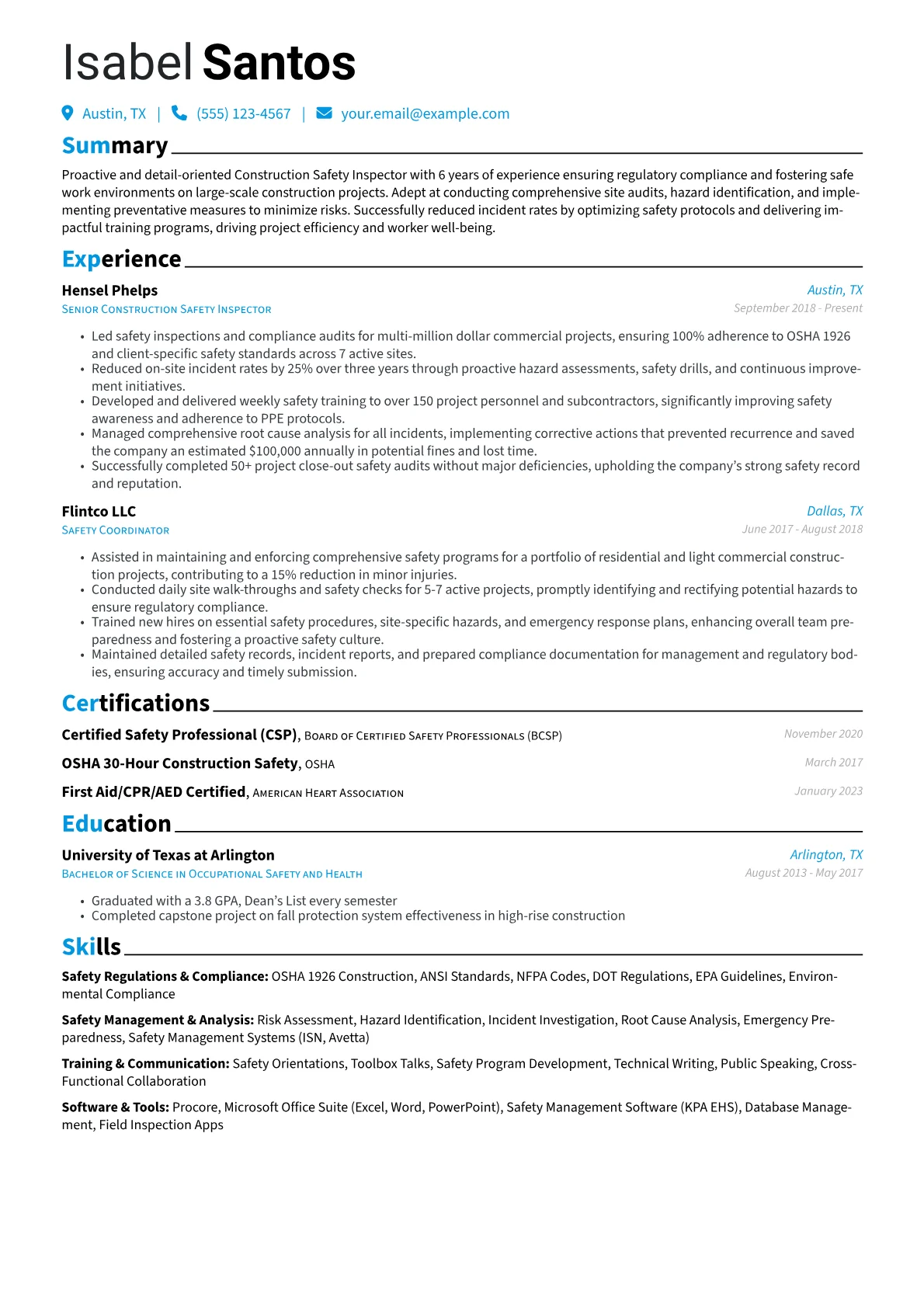 Construction Safety version - Page 1