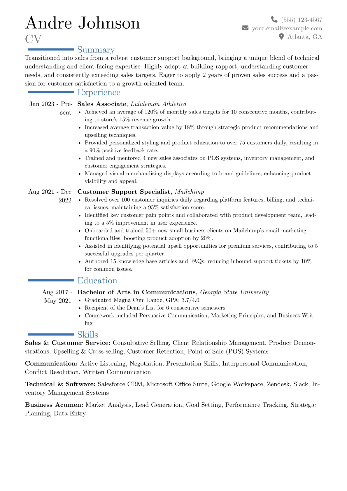 Career changer version - Page 1