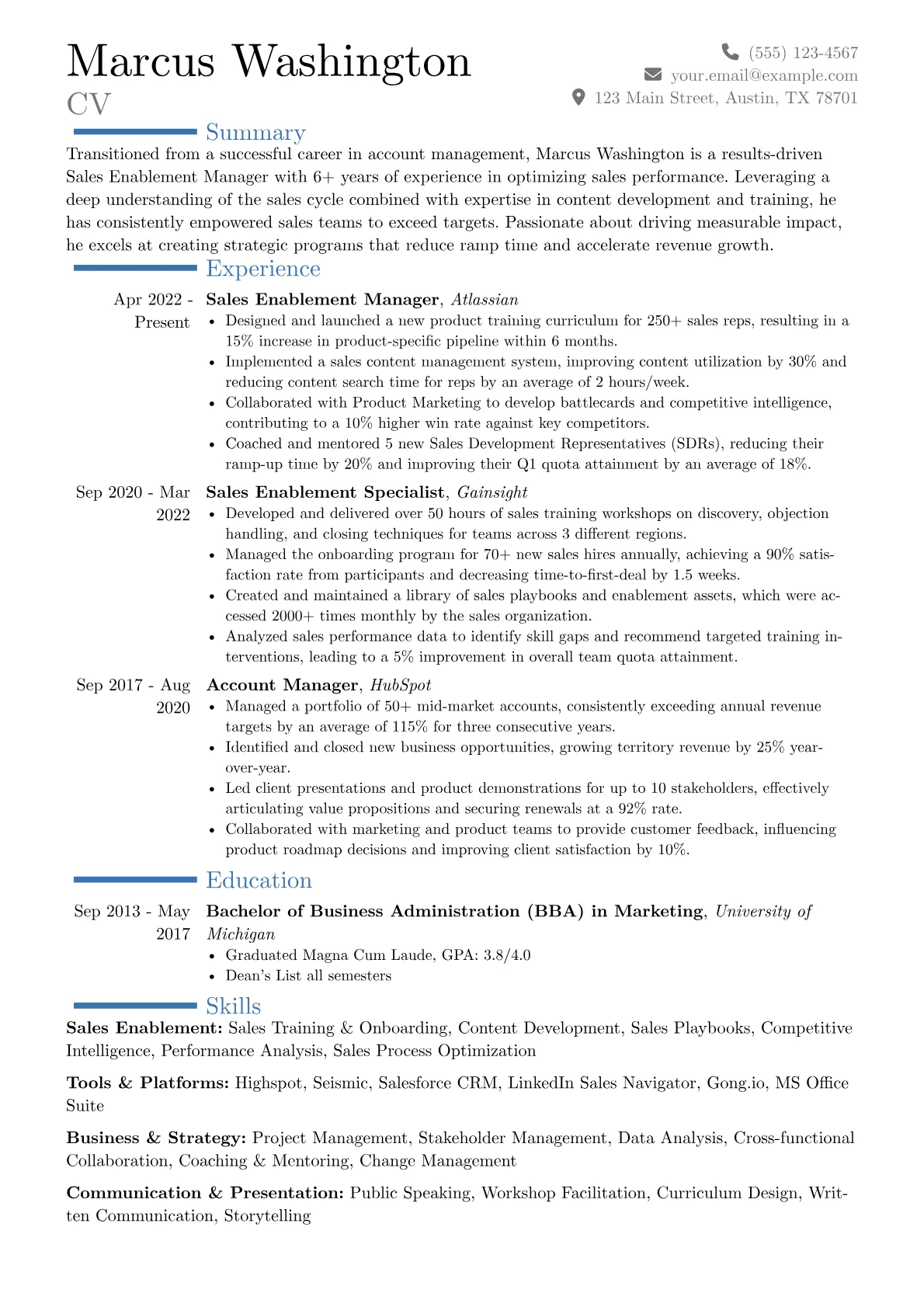Career changer version - Page 1