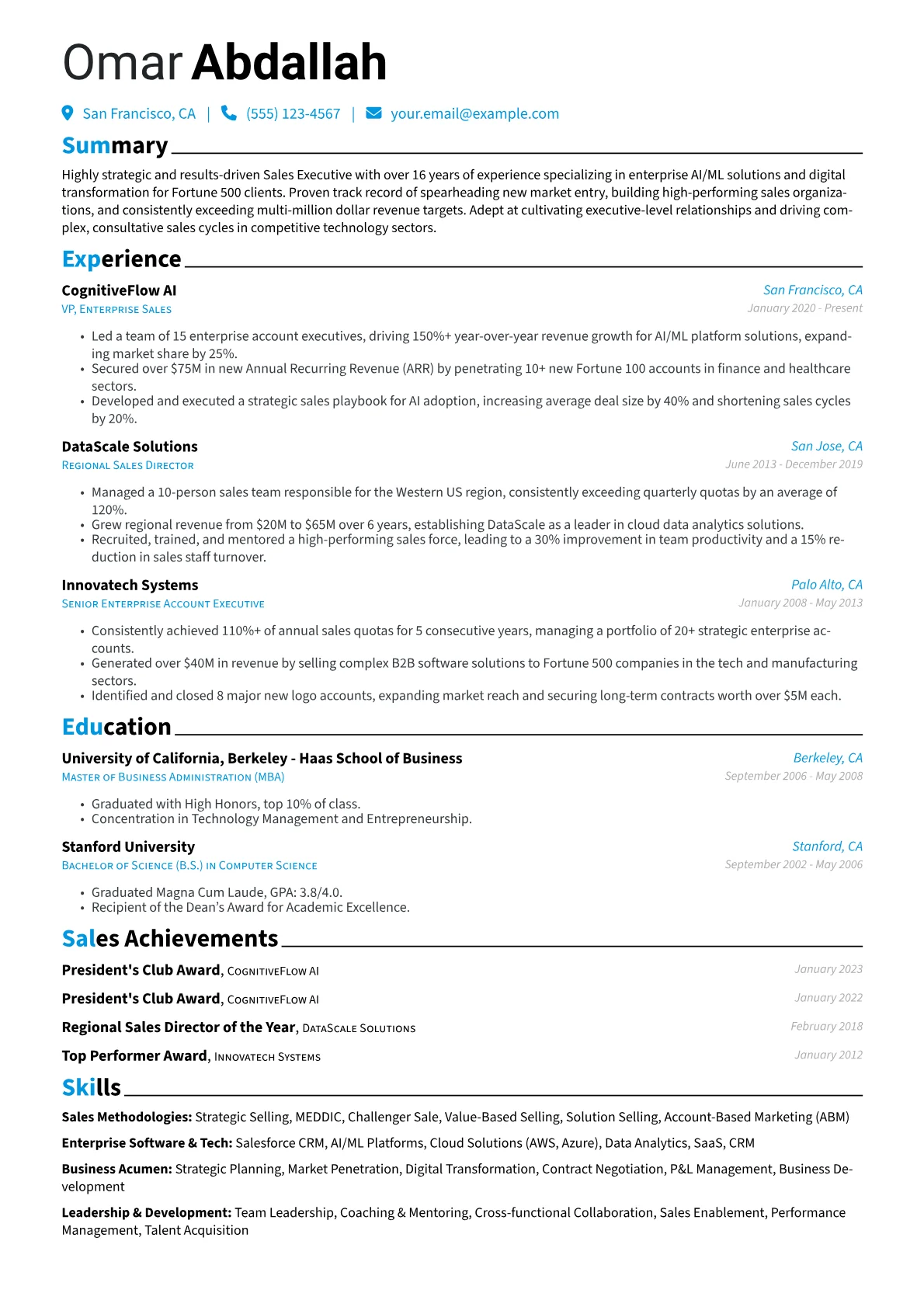 Enterprise AI/ML Sales version - Page 1