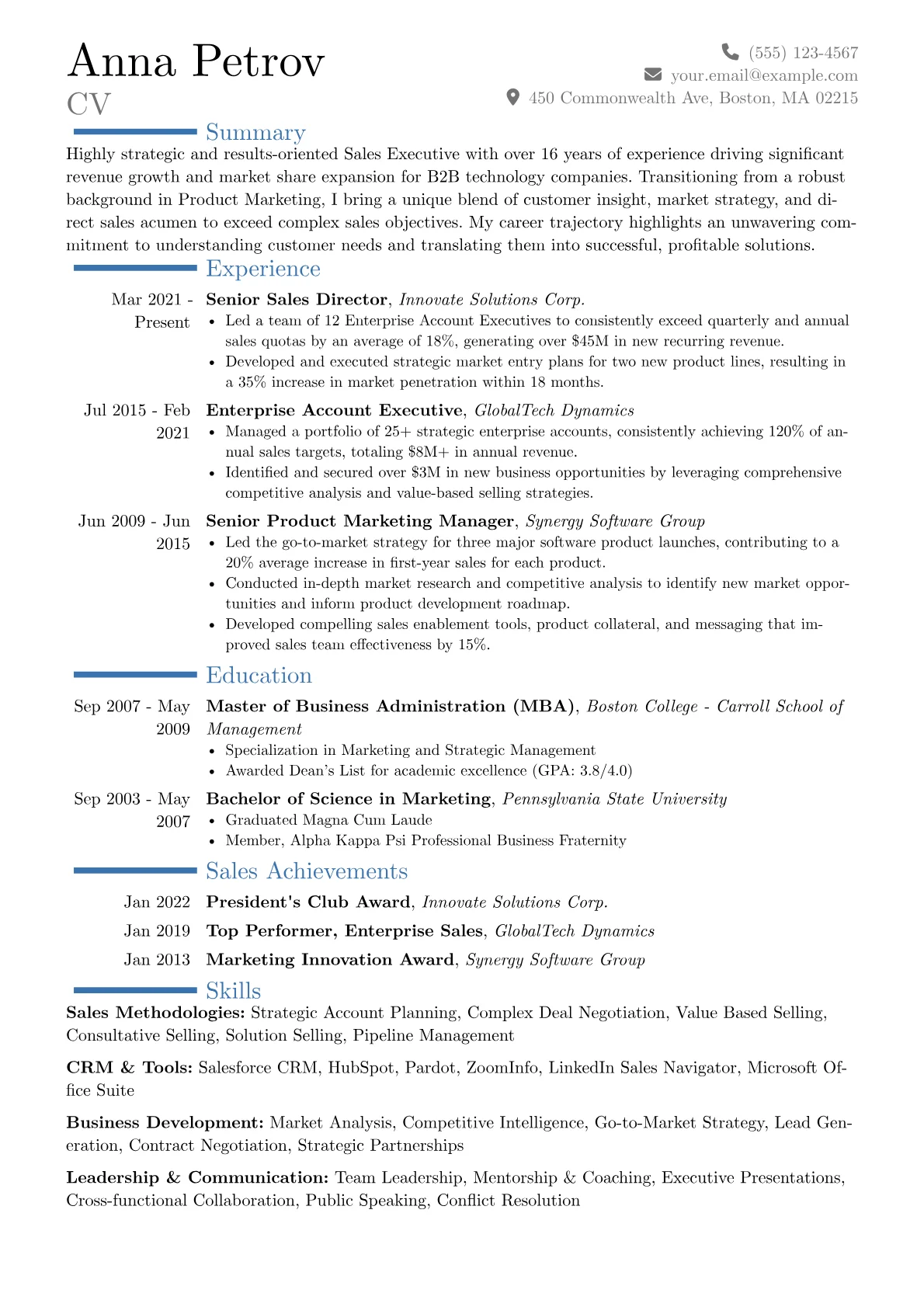 Career changer version - Page 1