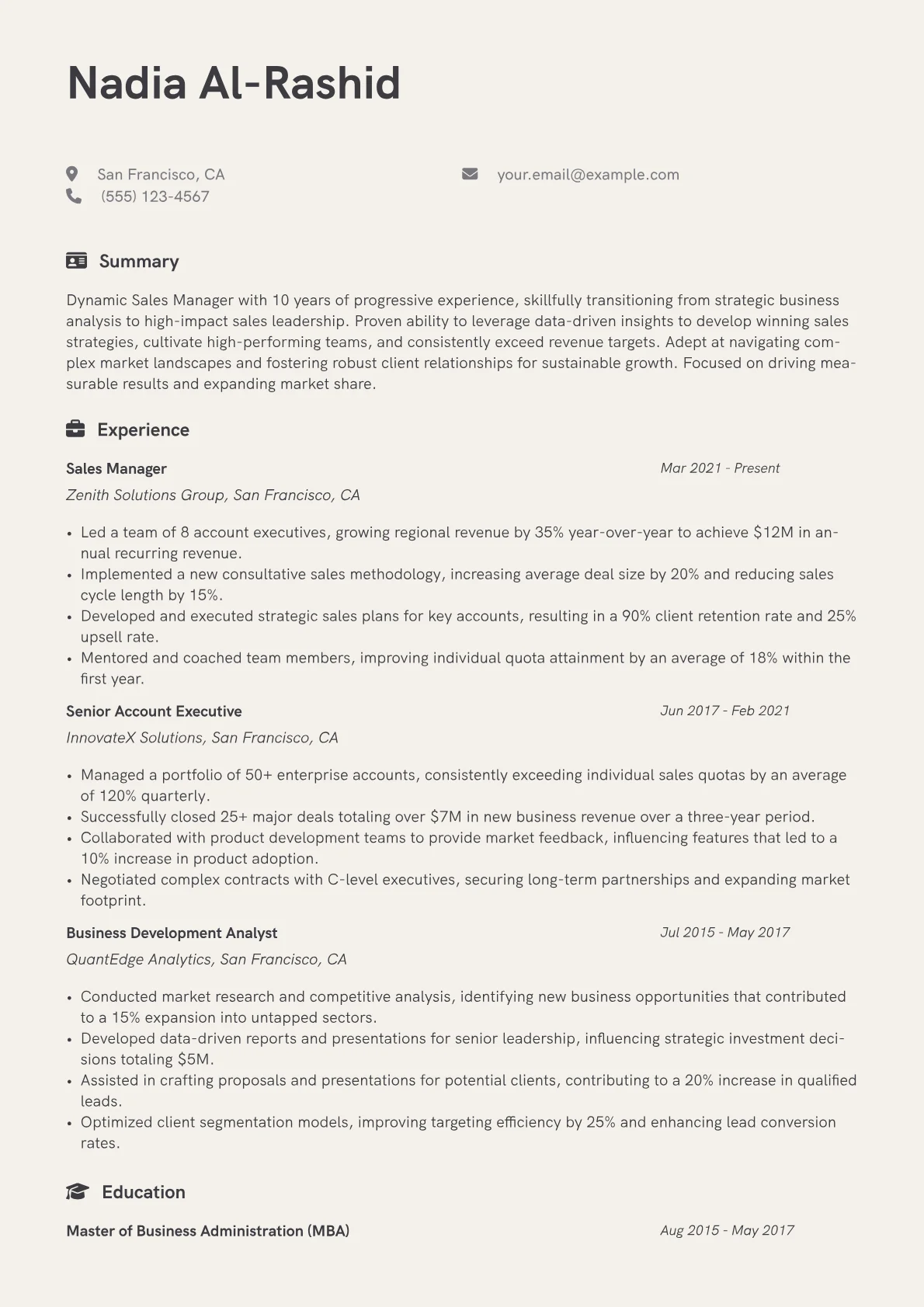 Career changer version - Page 1