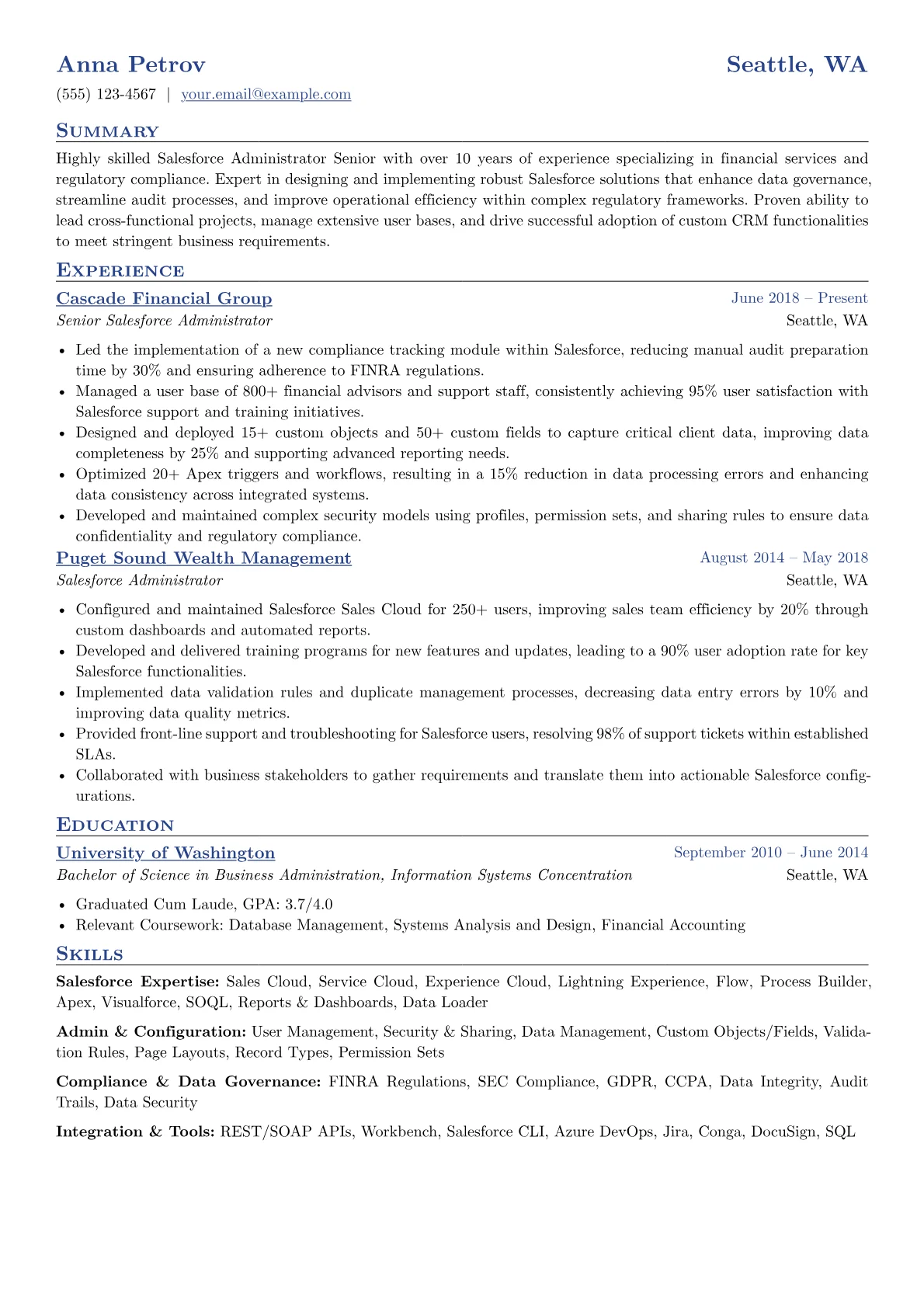 Financial Services version - Page 1