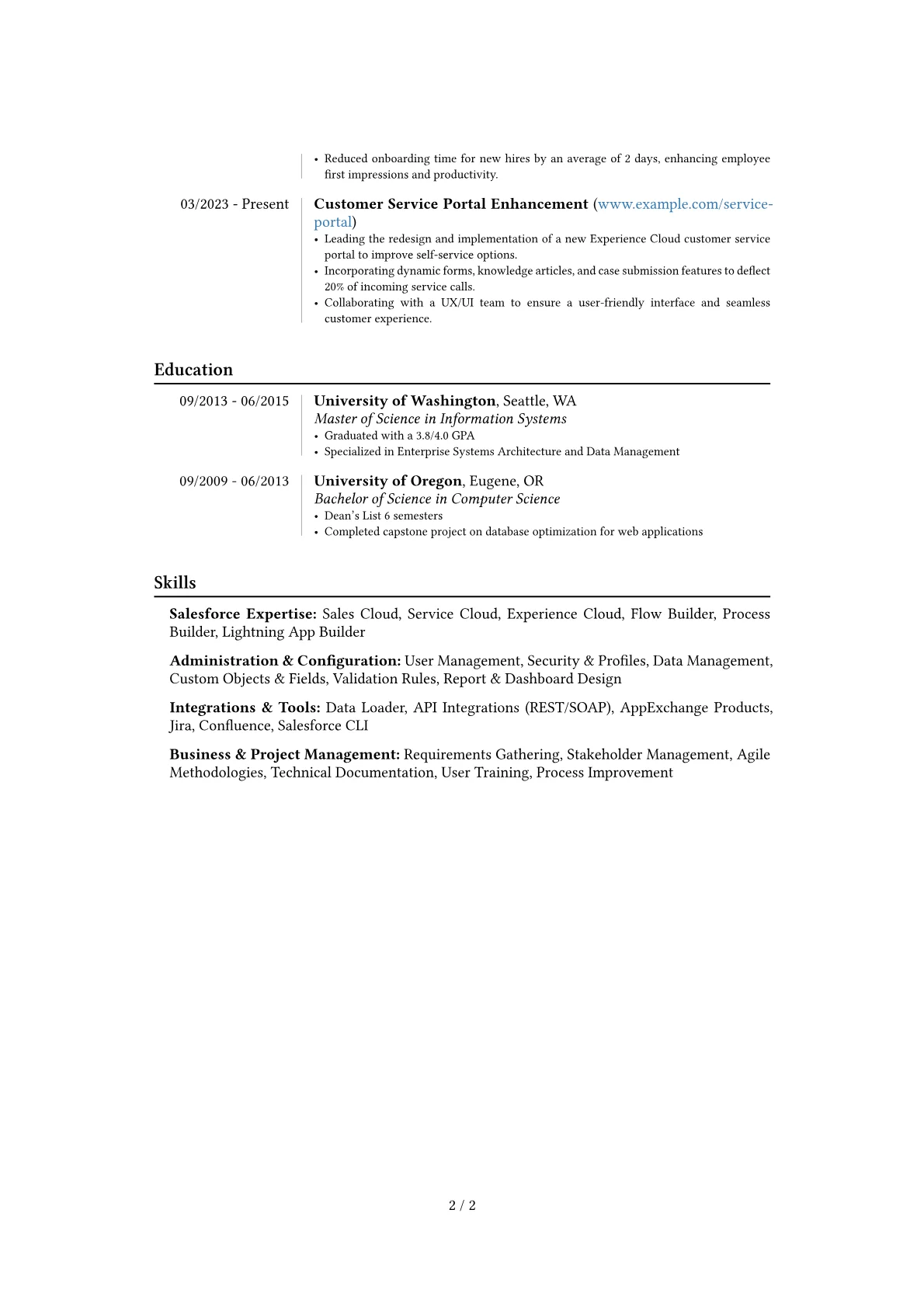 Career changer version - Page 2