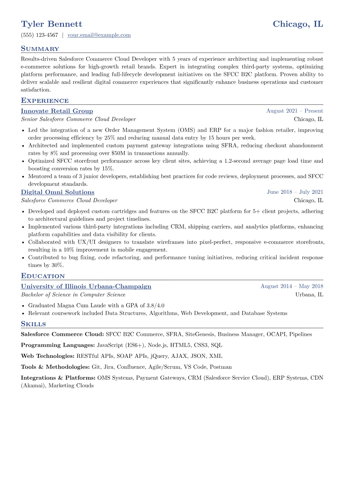 Salesforce Commerce Cloud version - Page 1