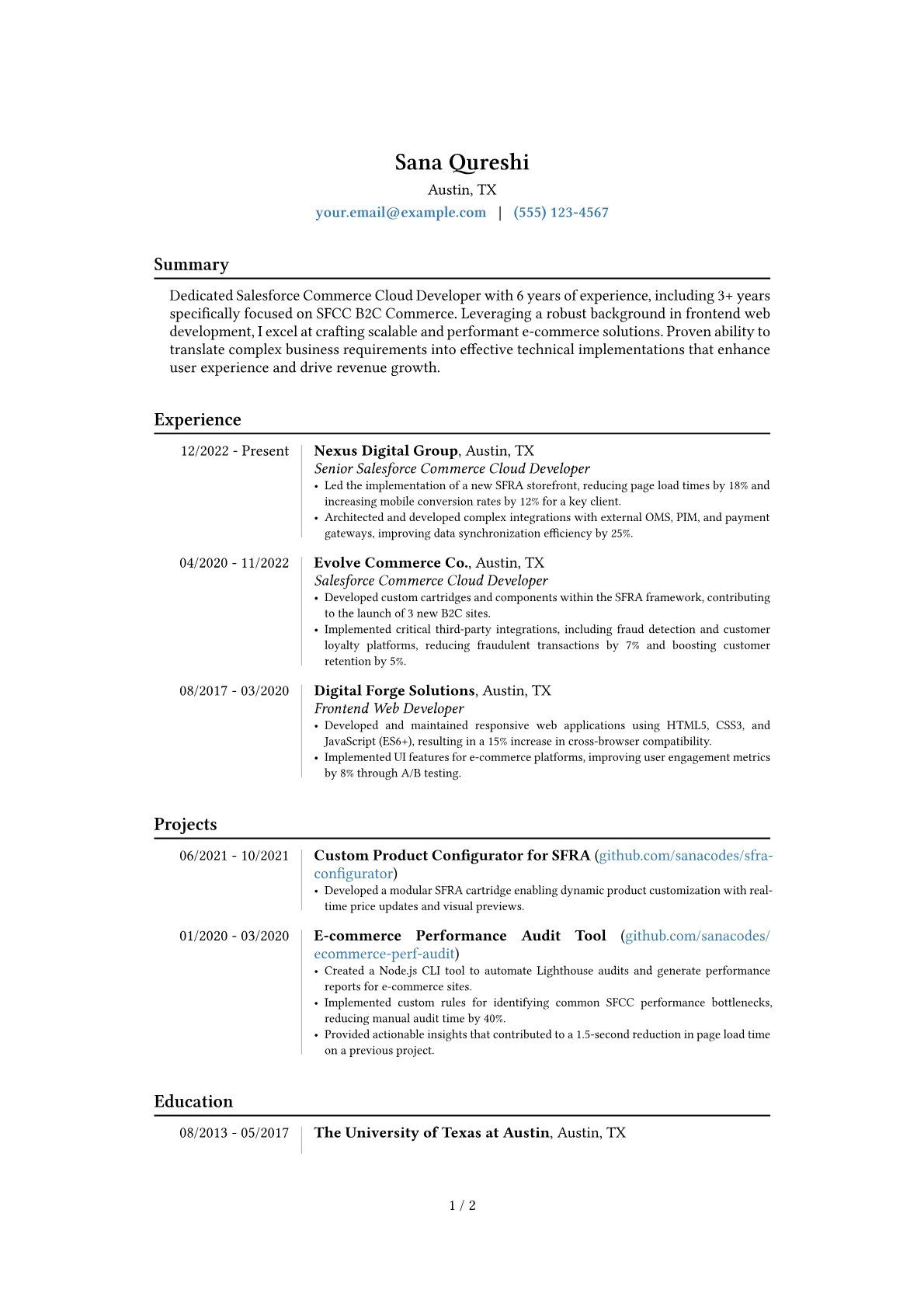 Career changer version - Page 1
