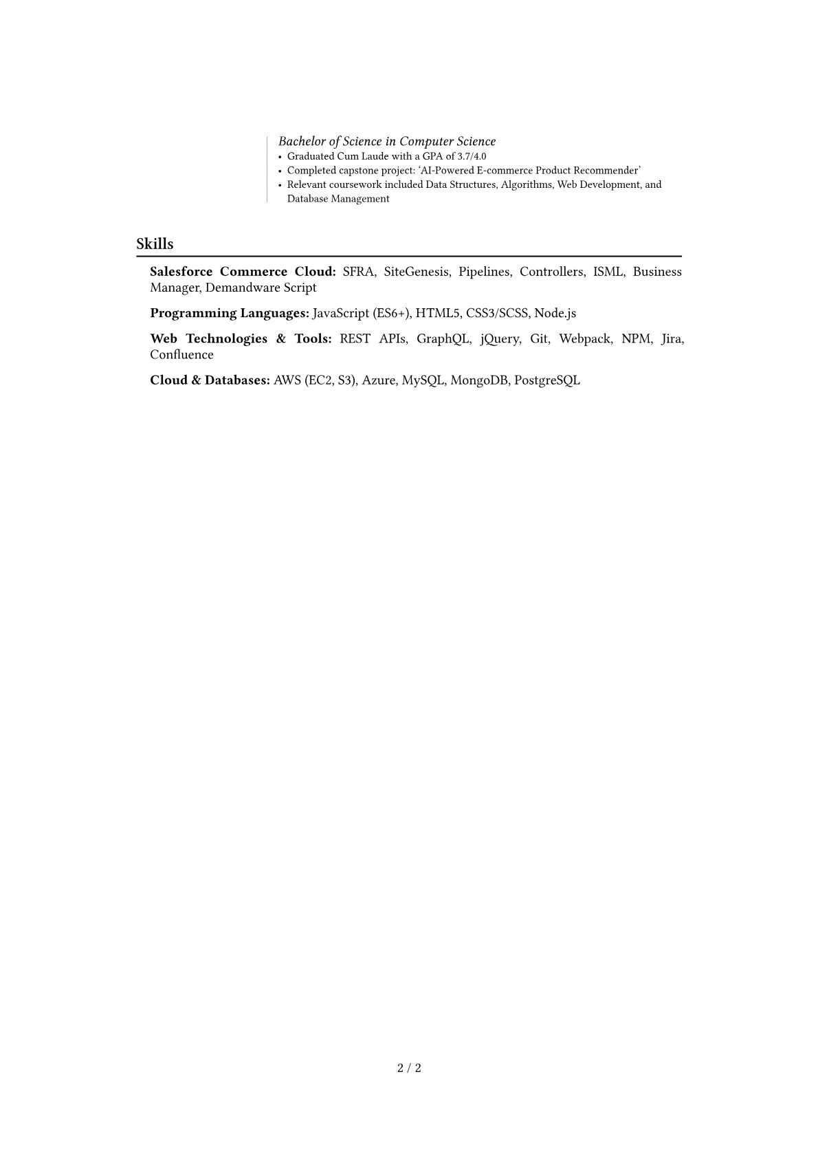 Career changer version - Page 2