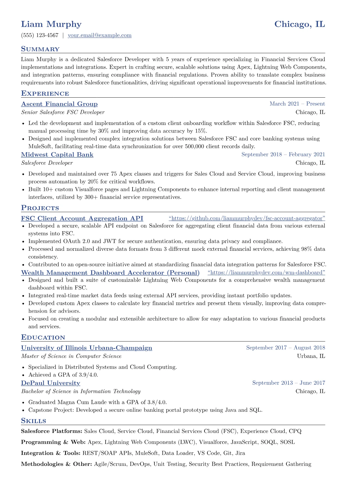 Salesforce FSC Specialist version - Page 1