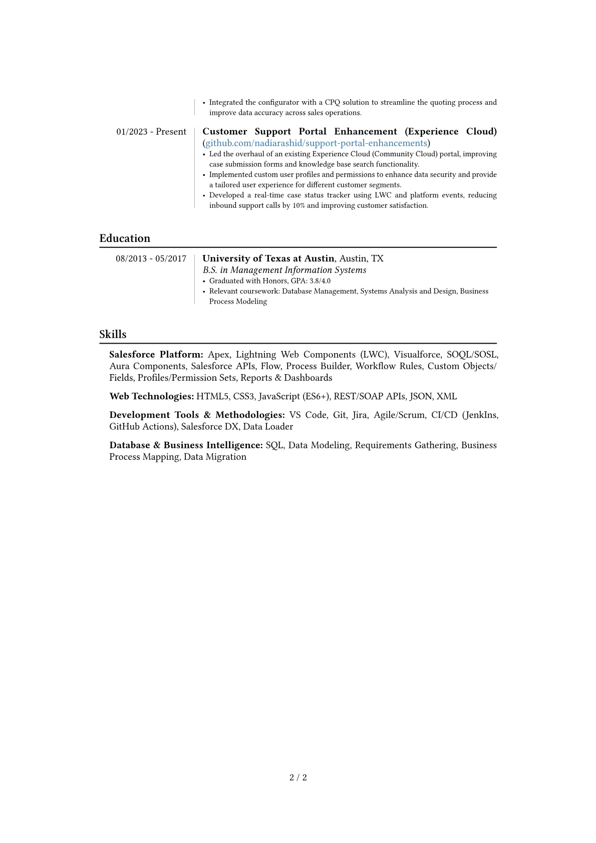 Career changer version - Page 2