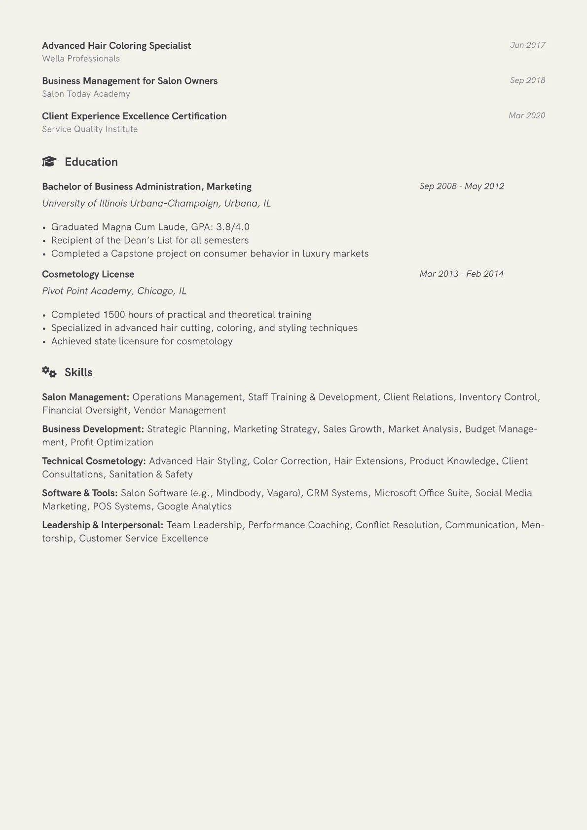 Career changer version - Page 2