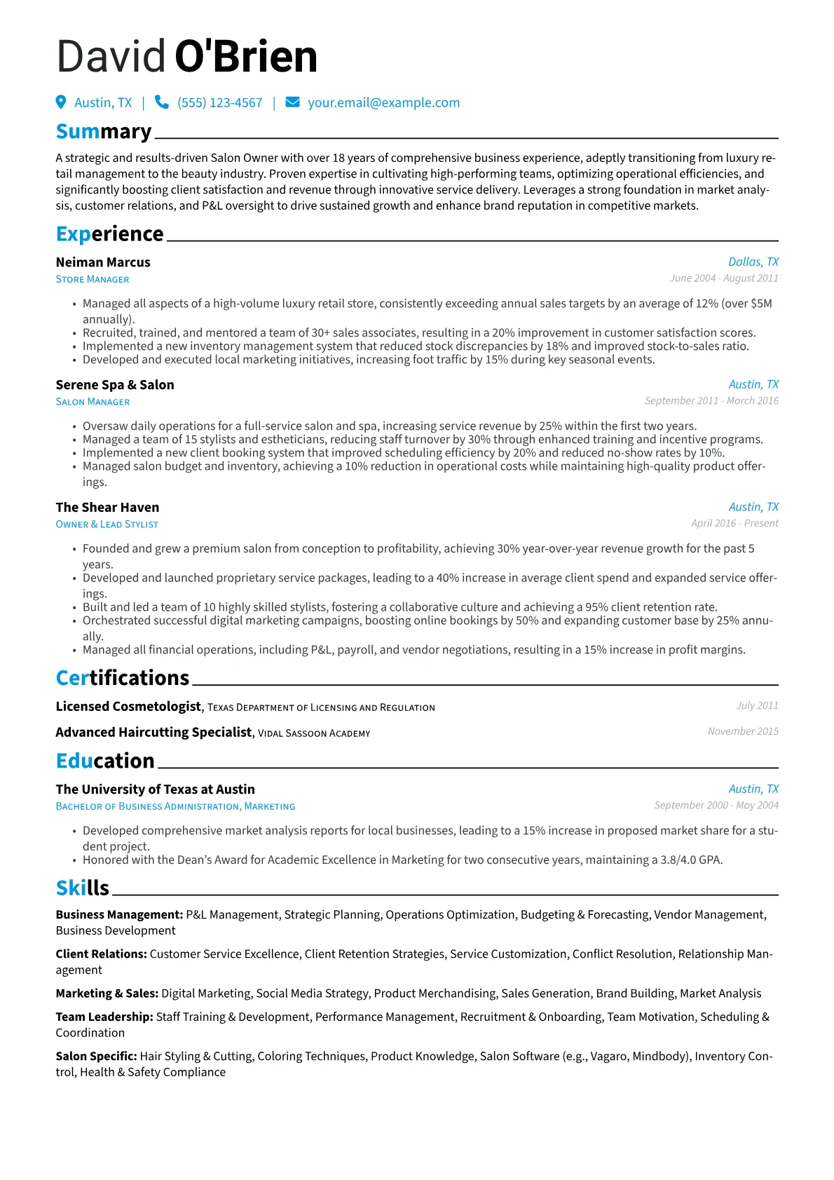Career changer version - Page 1