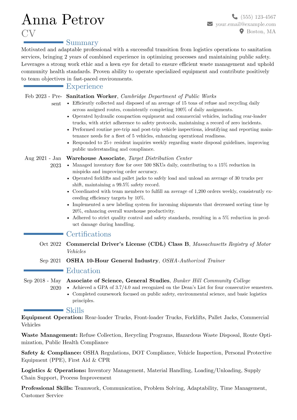 Career changer version - Page 1