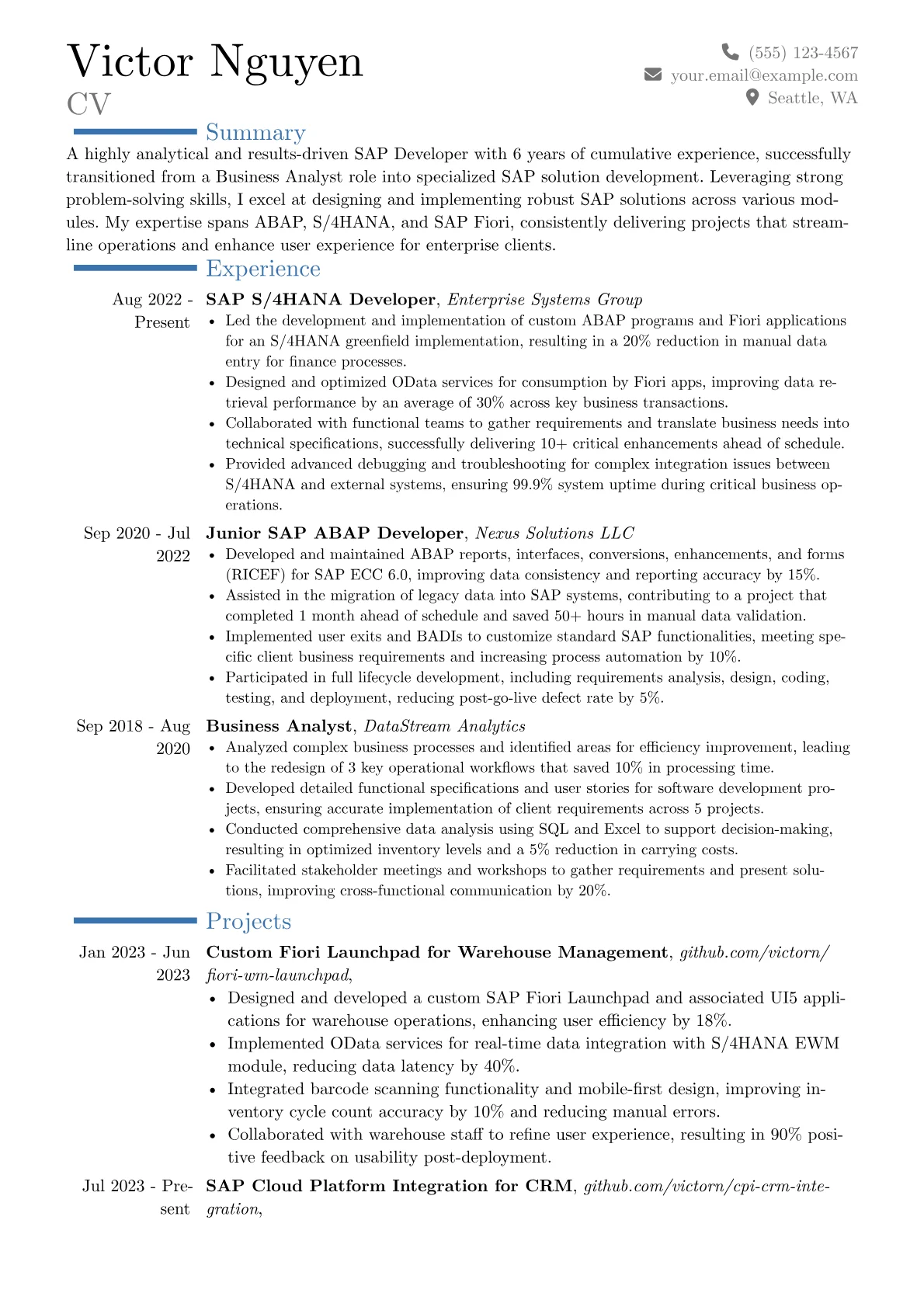 Career changer version - Page 1