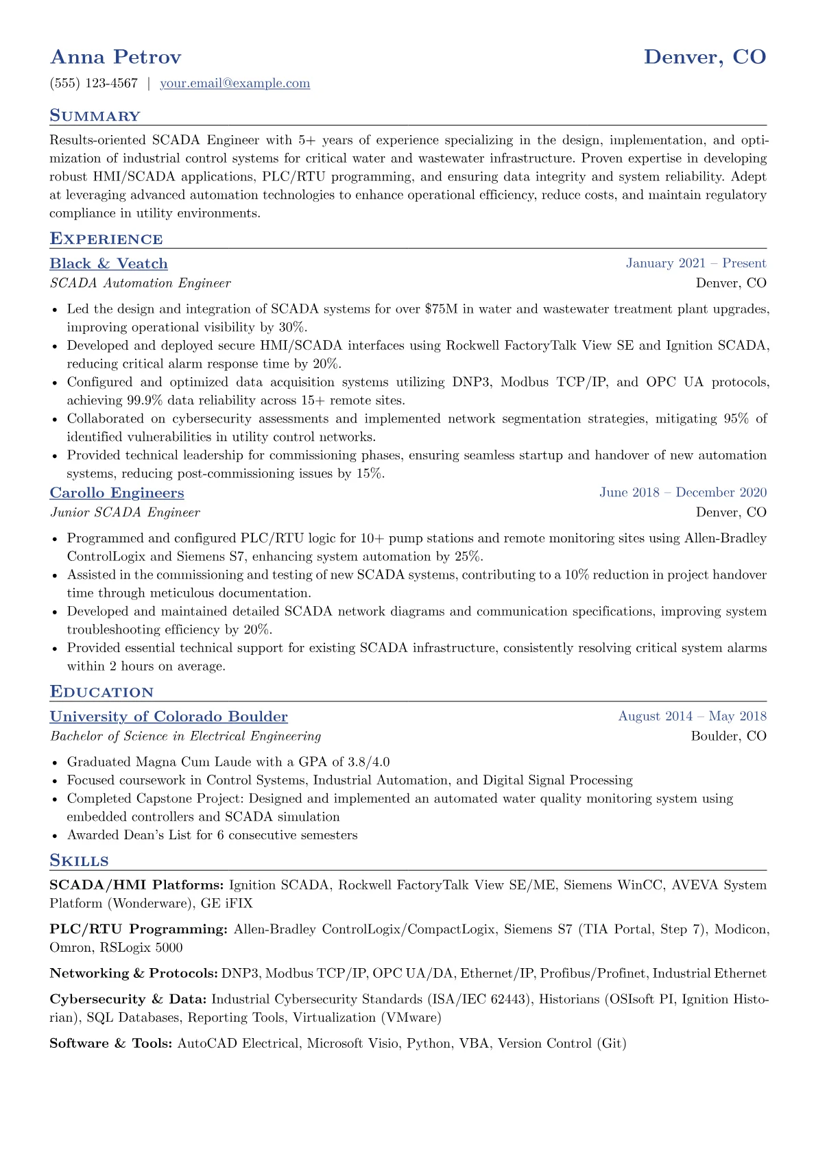 Water Utilities Specialist version - Page 1