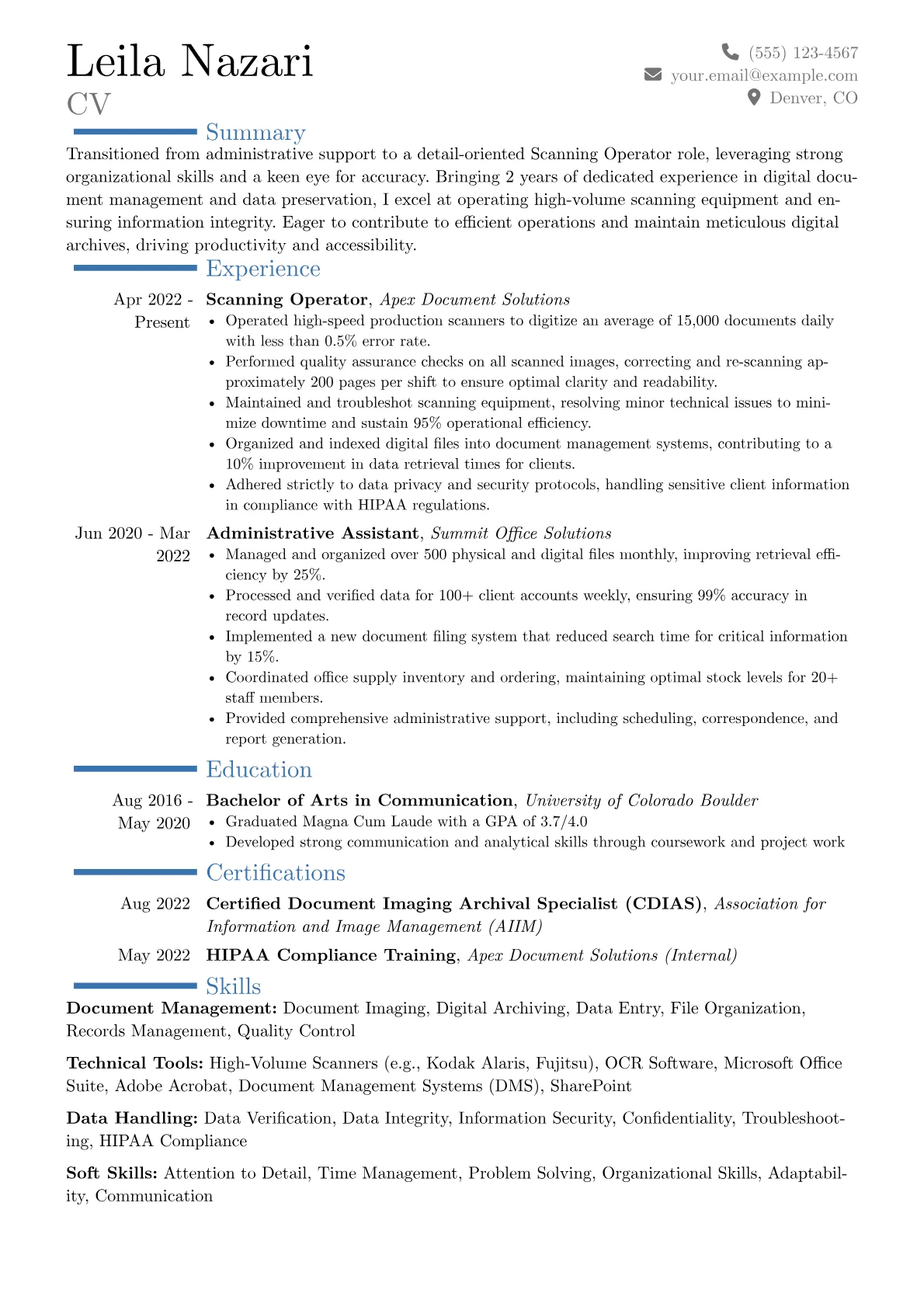 Career changer version - Page 1