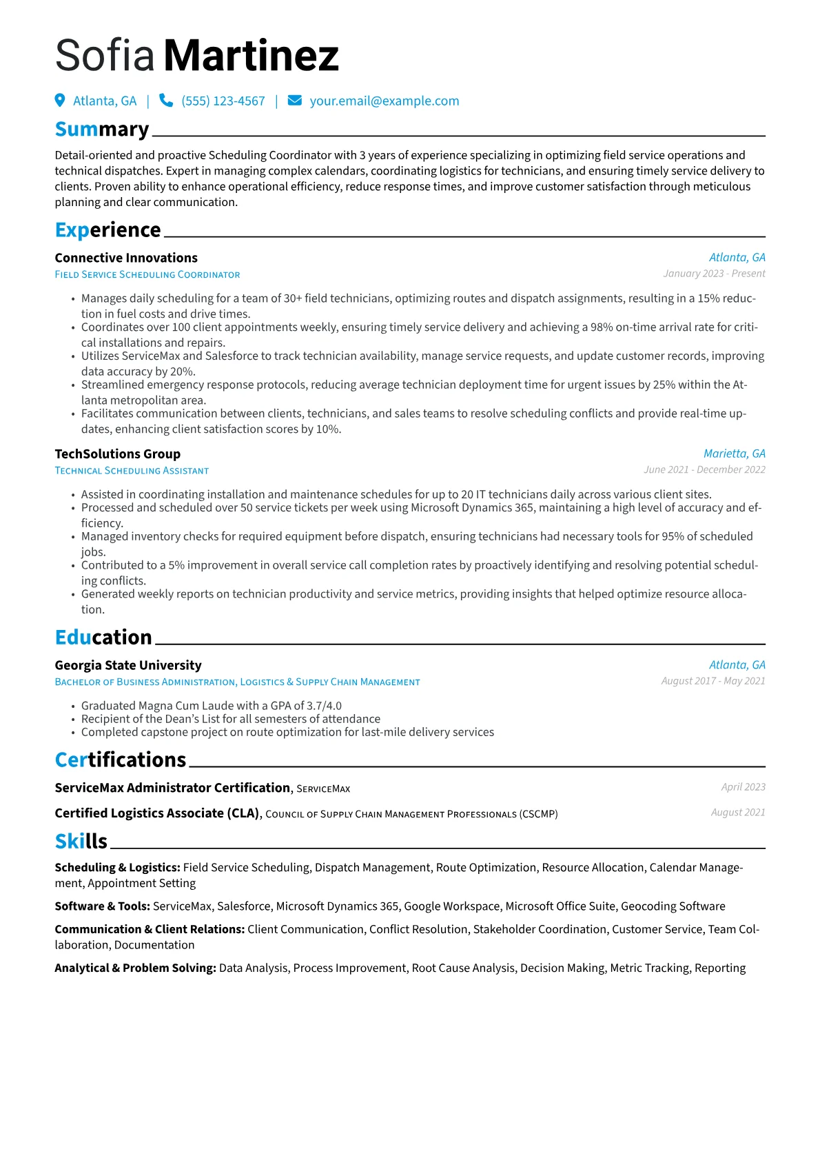 Field Service version - Page 1