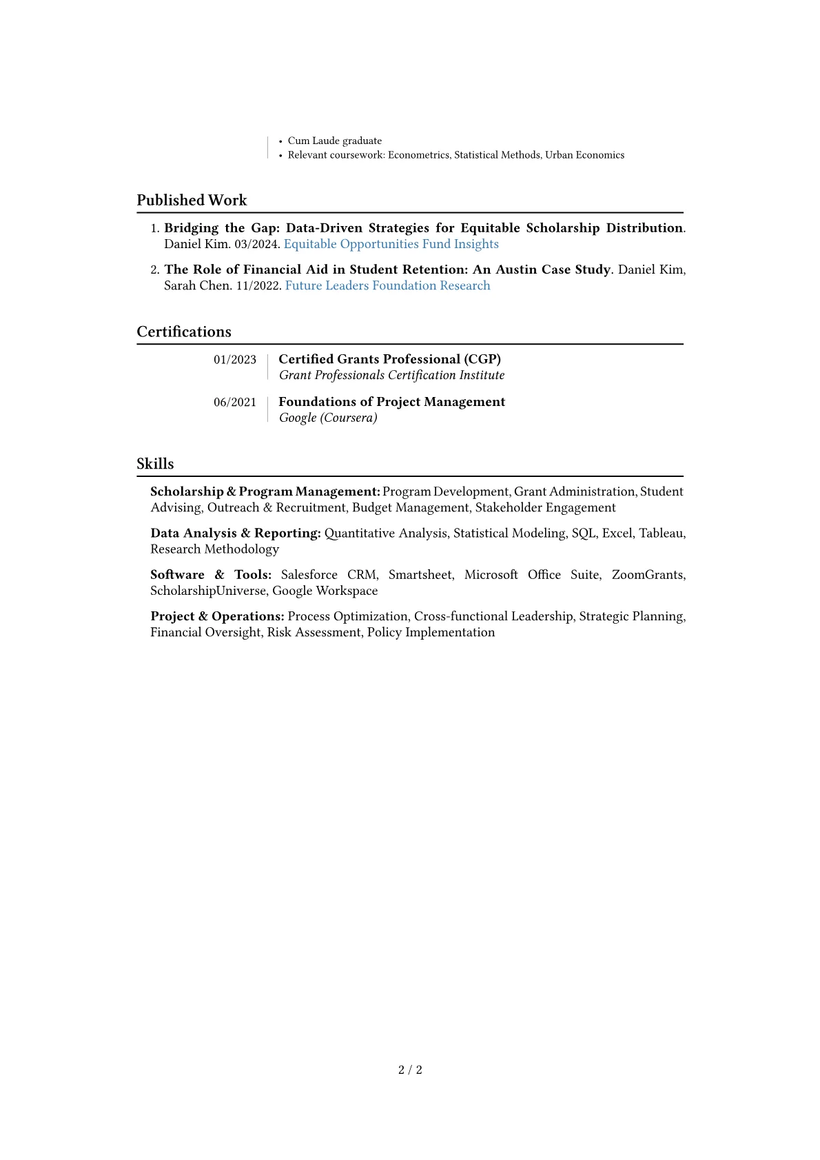 Career changer version - Page 2