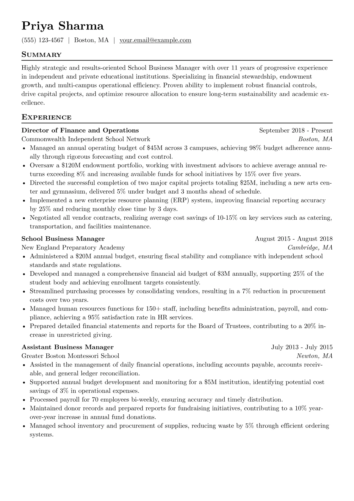 Financial Management version - Page 1