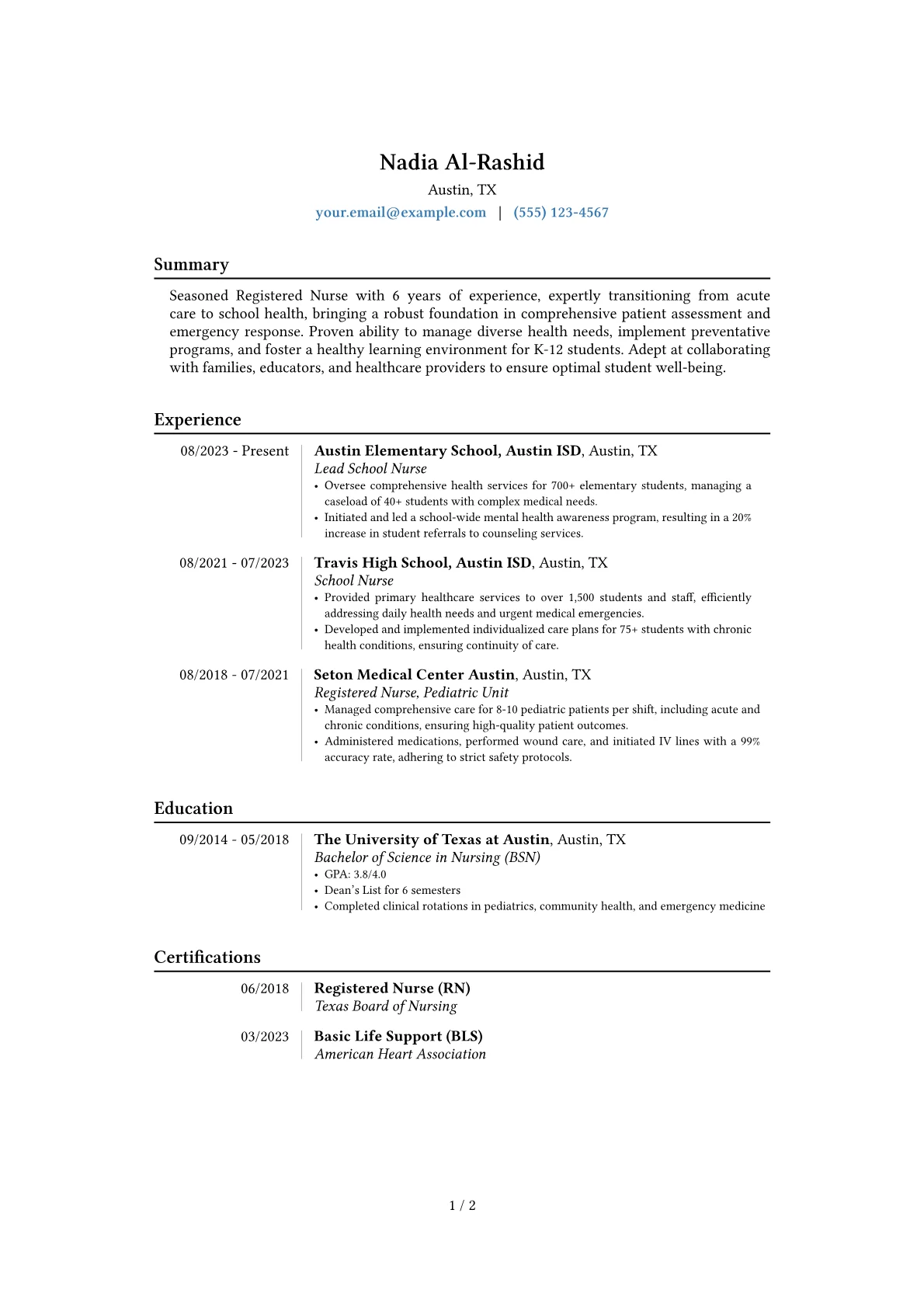 Career changer version - Page 1