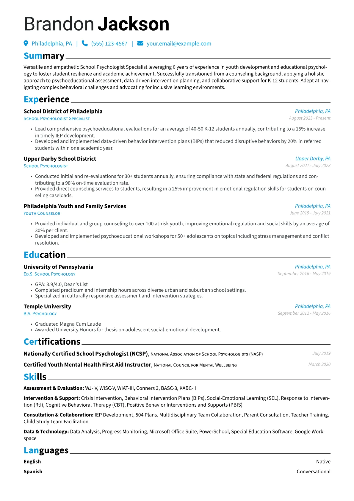 Career changer version - Page 1