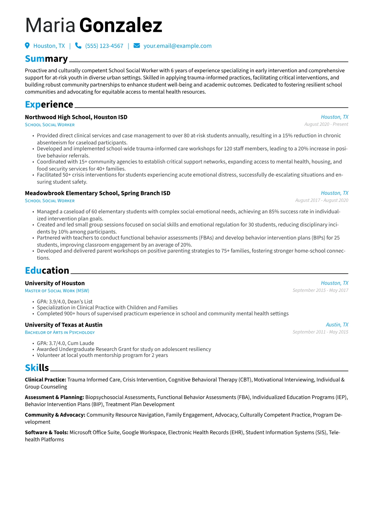 School Social Worker version - Page 1