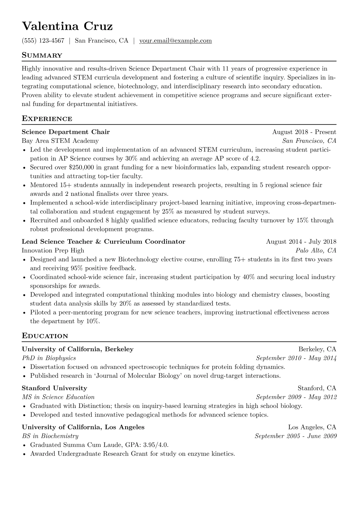 Curriculum Development version - Page 1