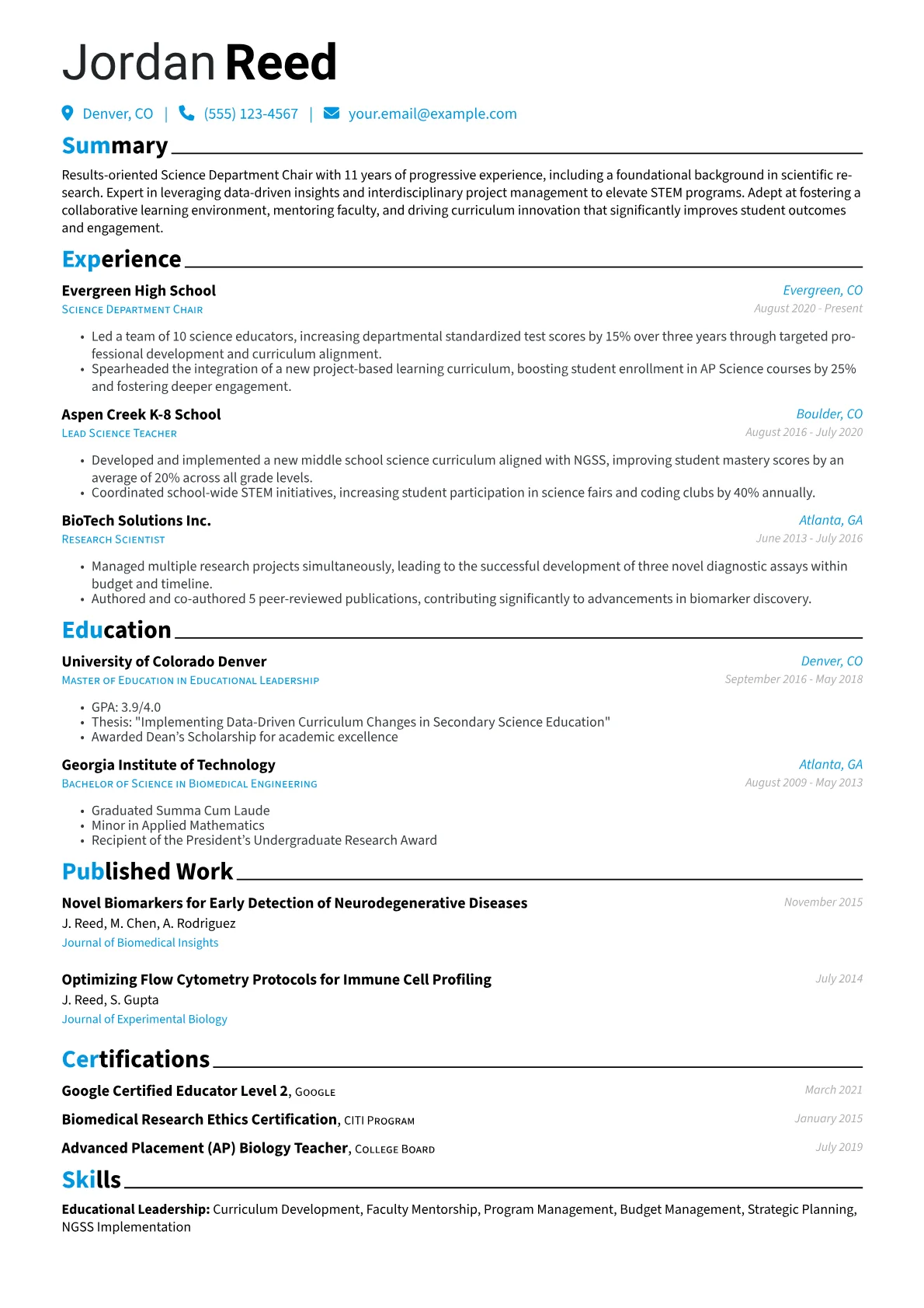 Career changer version - Page 1