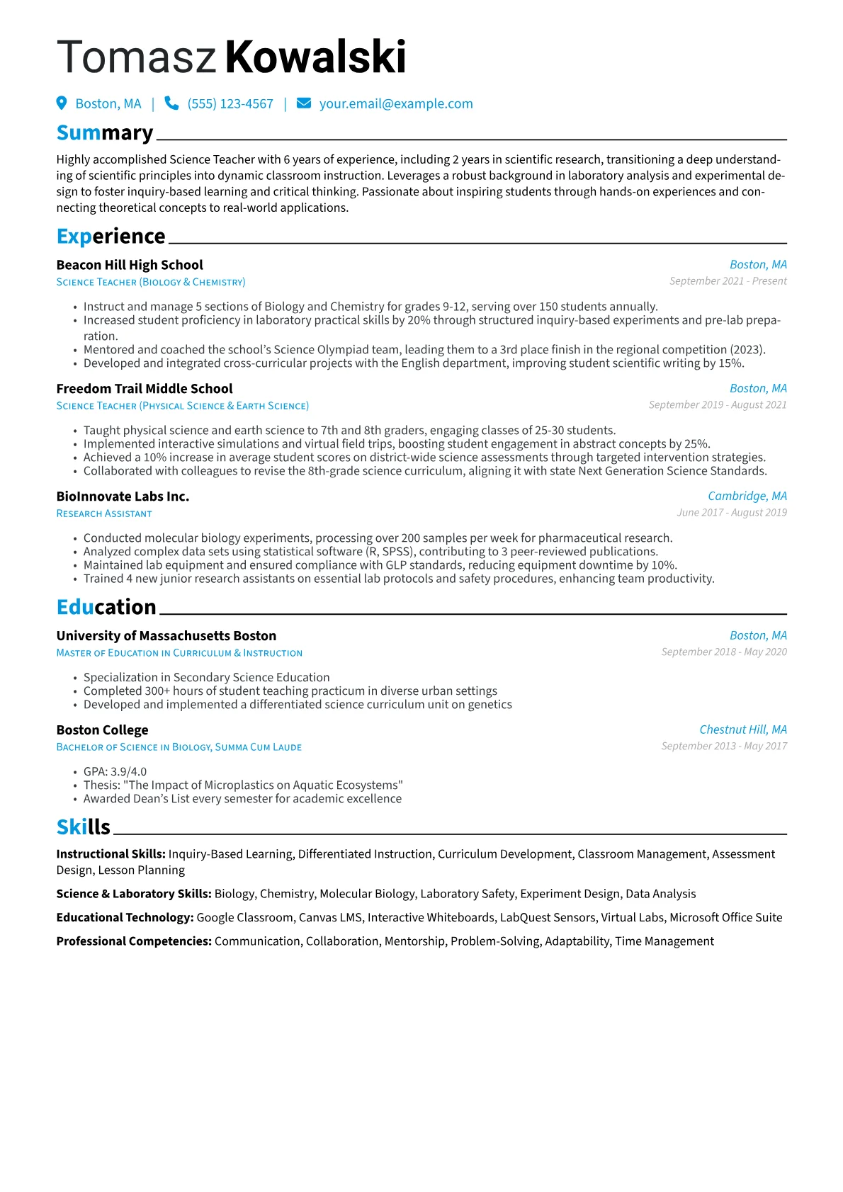 Career changer version - Page 1