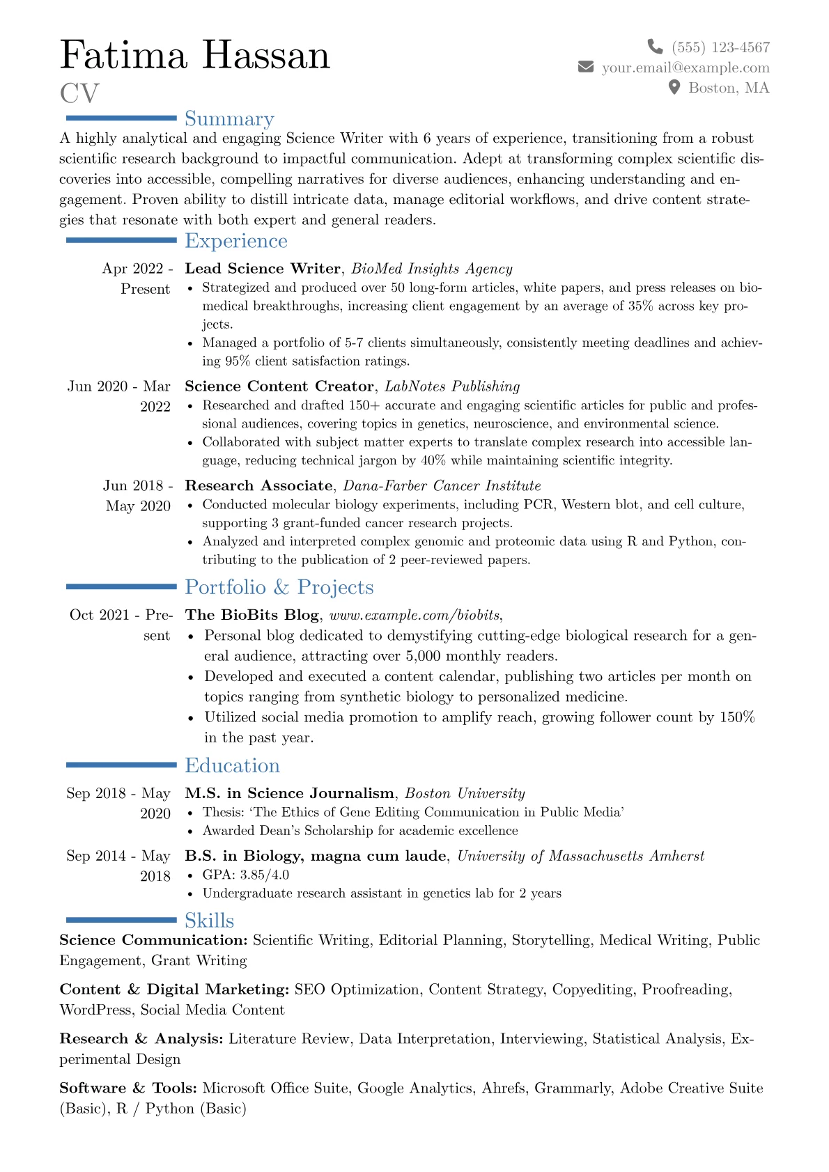Career changer version - Page 1