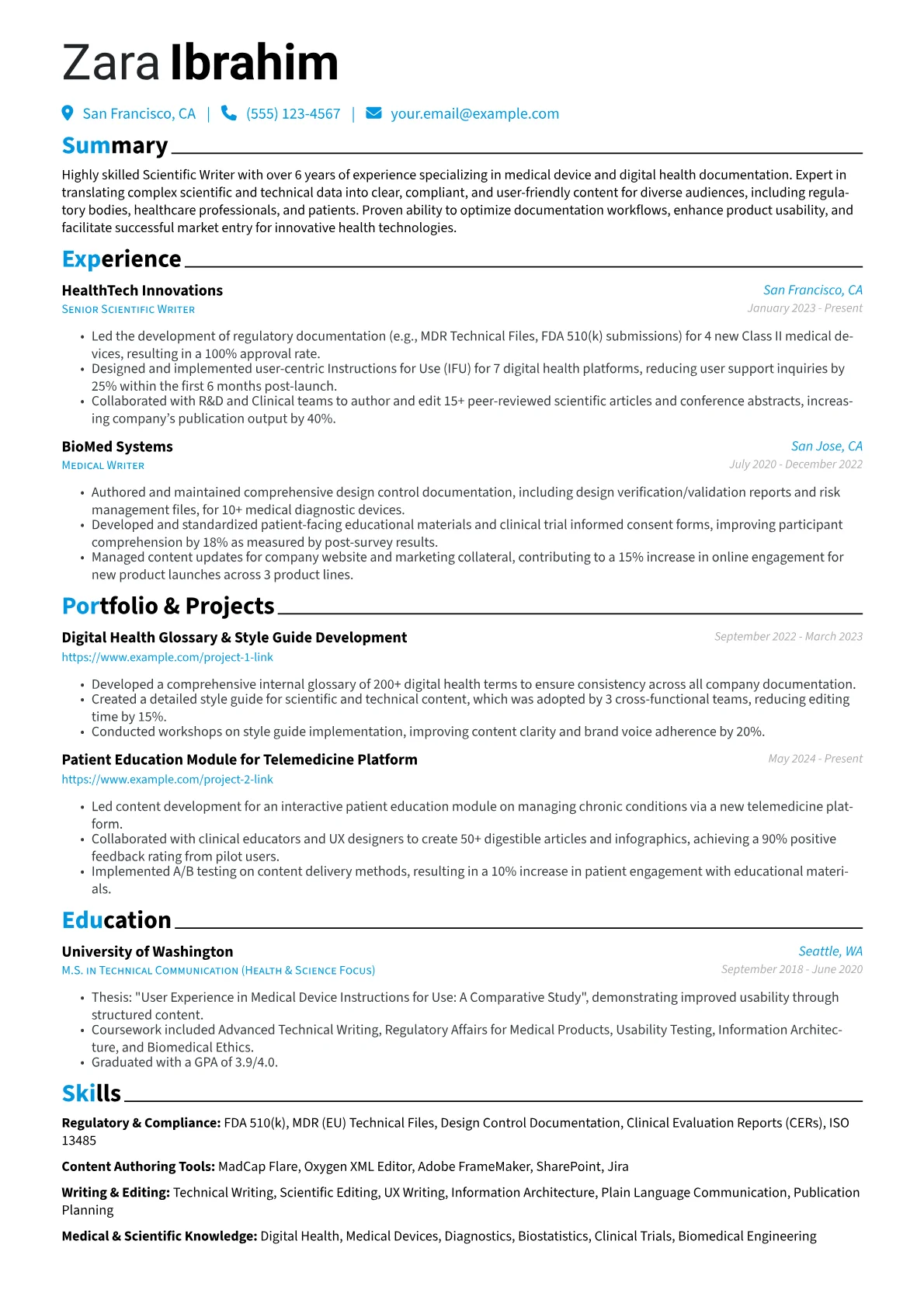 Scientific Writer Medical version - Page 1