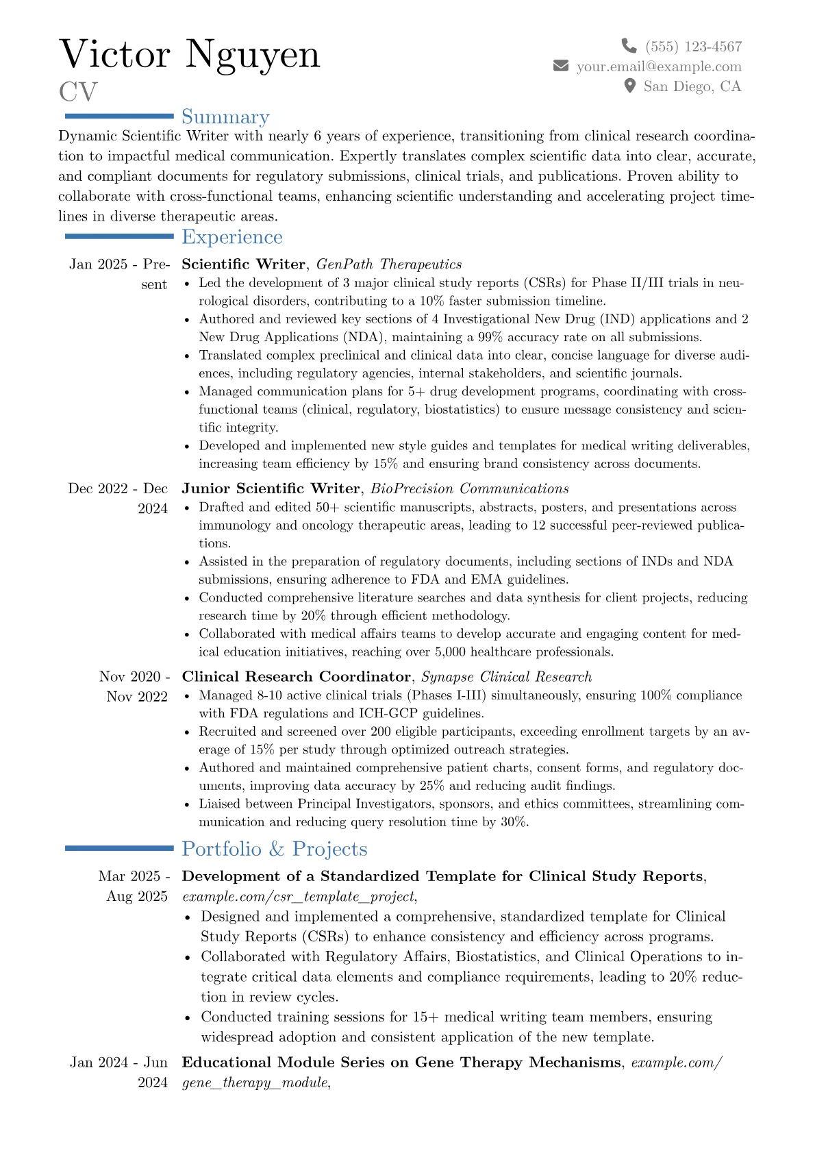 Career changer version - Page 1