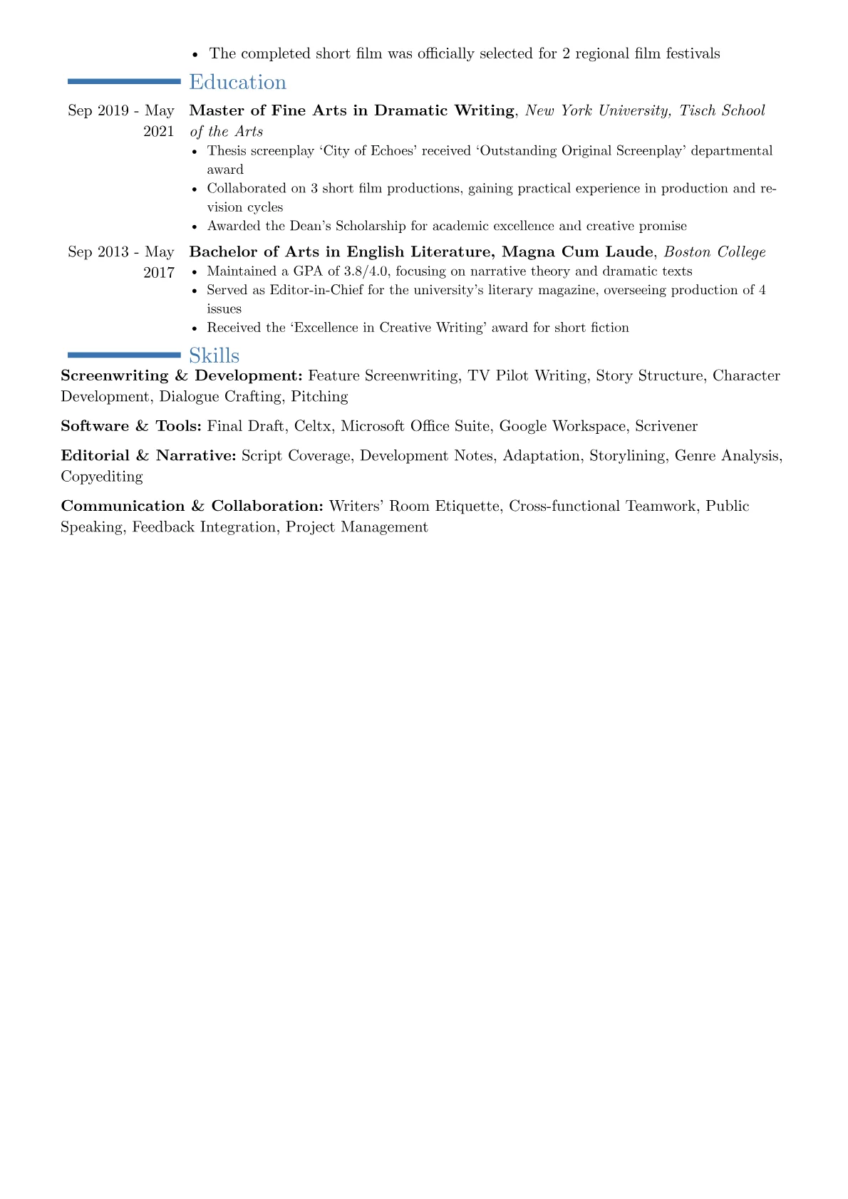 Career changer version - Page 2