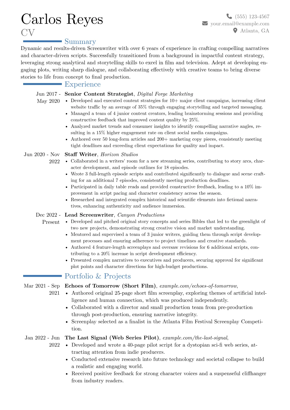 Career changer version - Page 1
